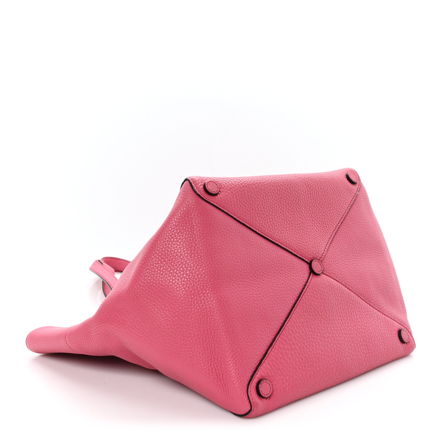 Vitello Daino Shopping Tote Peonia