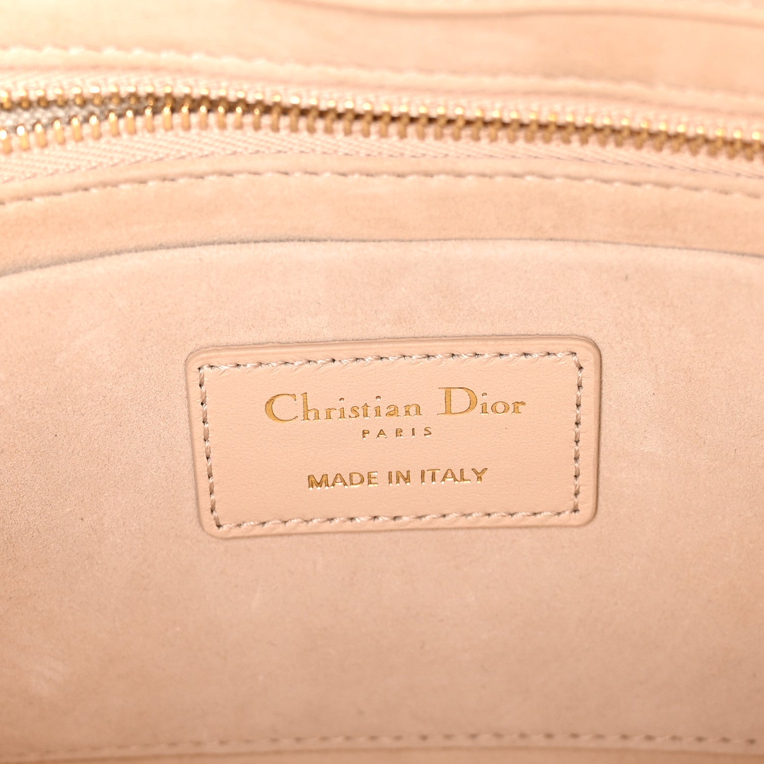 Calfskin Cannage Medium The Lady 95.22 Beige