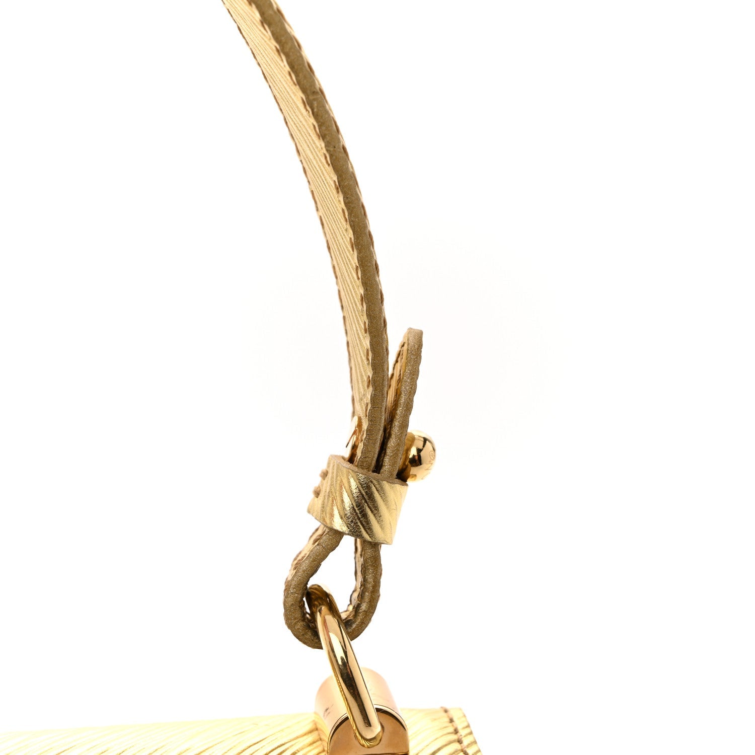 Epi Twist Shoulder Bag PM Gold