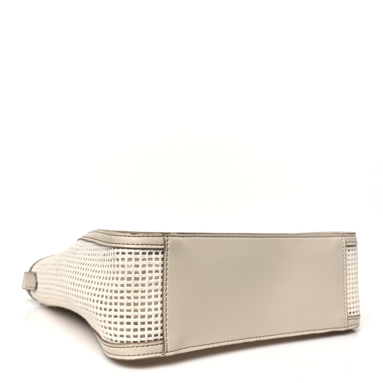 Eco Mesh Logo Mini Crossbody Ivory White