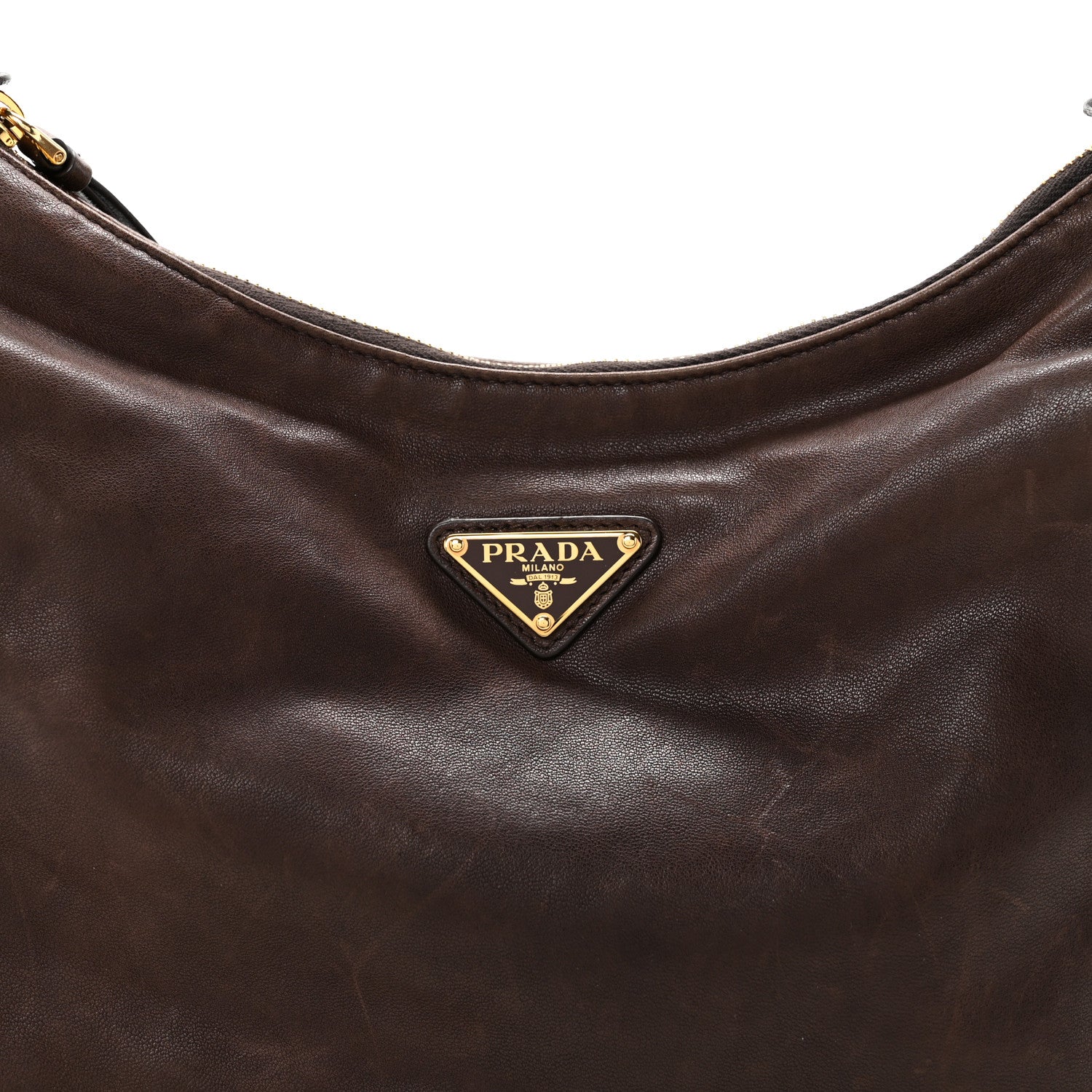 Nappa Large Explore Shoulder Bag Sienna