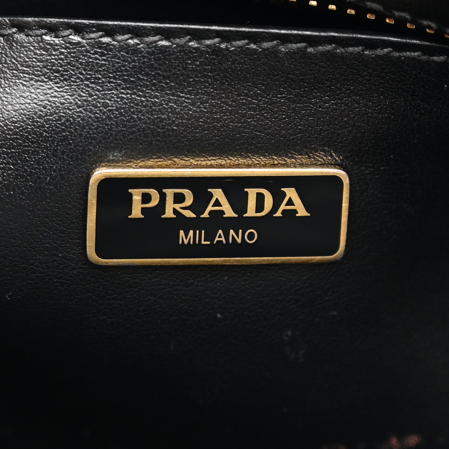 Saffiano Soft Calfskin Mini Zippered Crossbody Tote Black