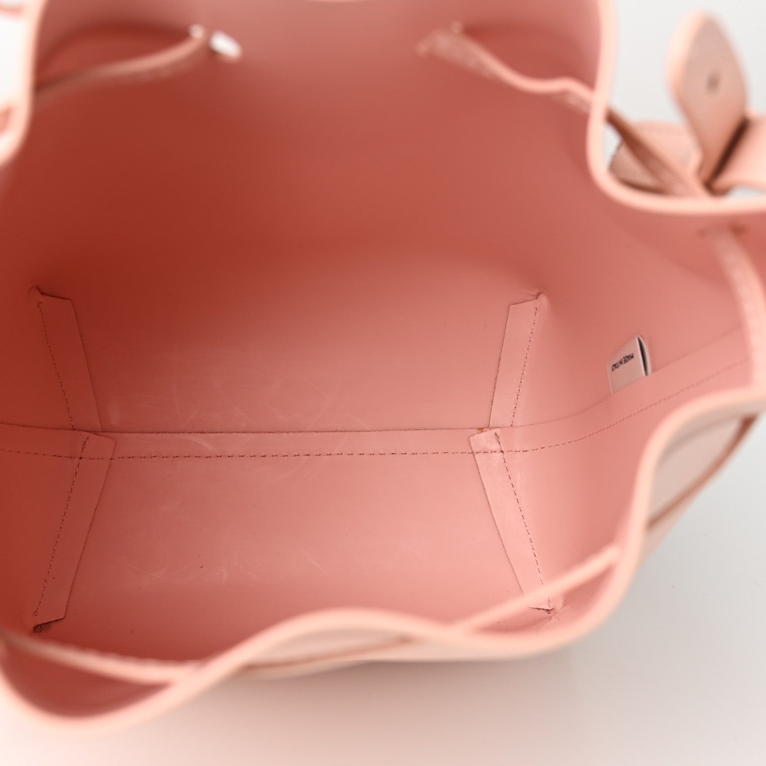 Saffiano Mini Bucket Bag Dahlia