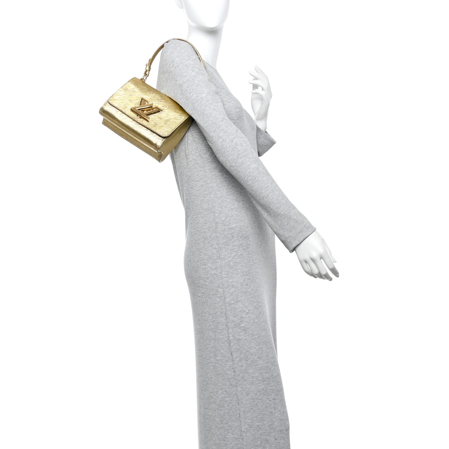 Epi Twist Shoulder Bag PM Gold