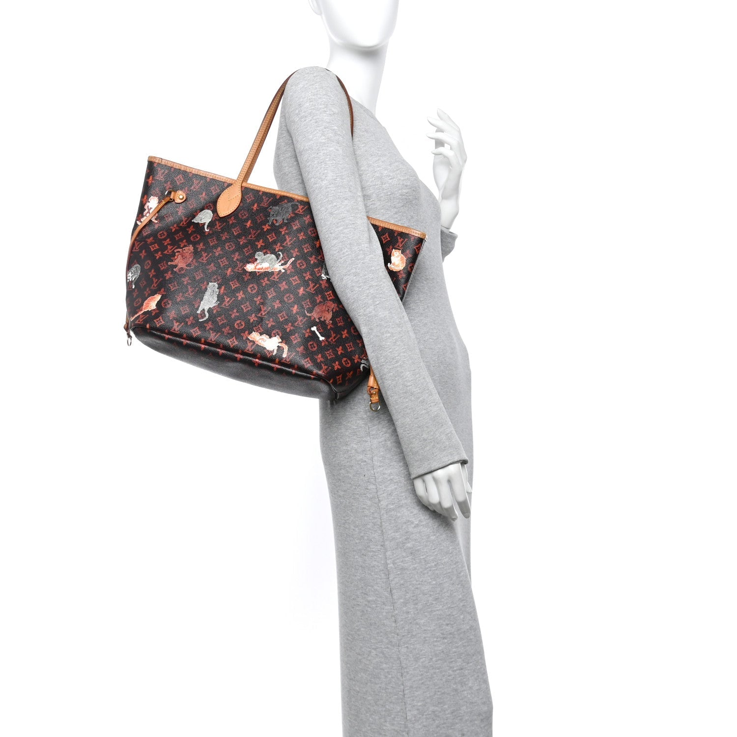 Catogram Neverfull MM Marron