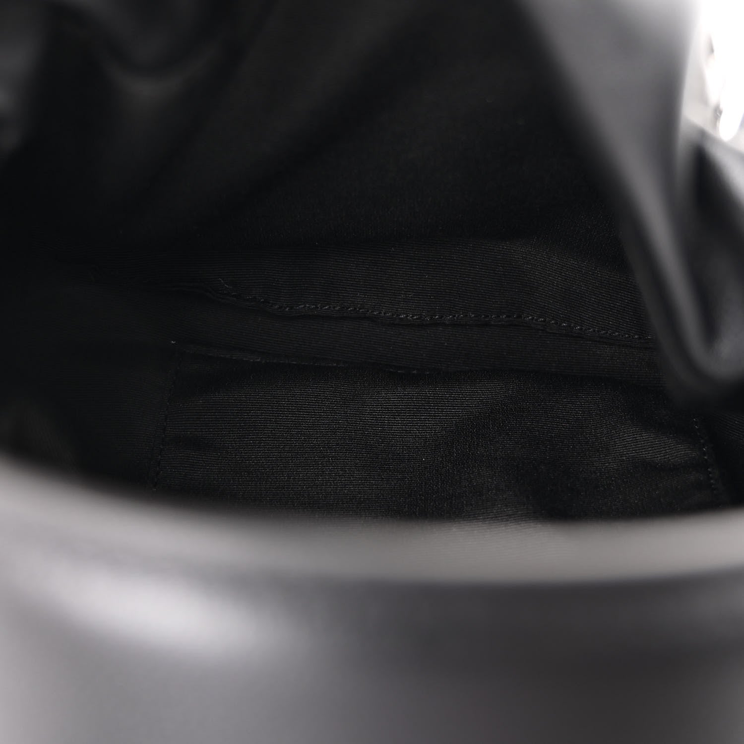 Sheepskin Studded Mini Origami Bag Black