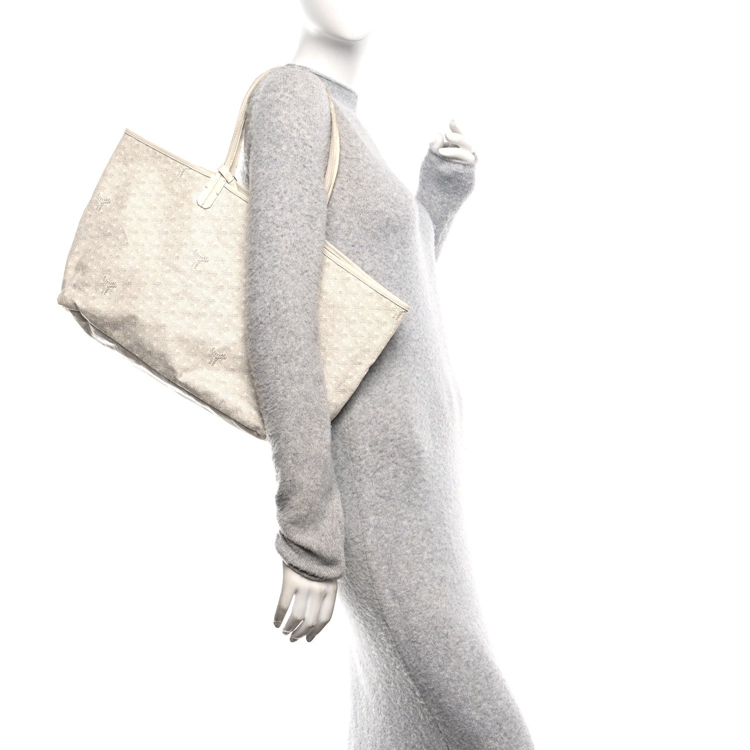 Goyardine Saint Louis PM White