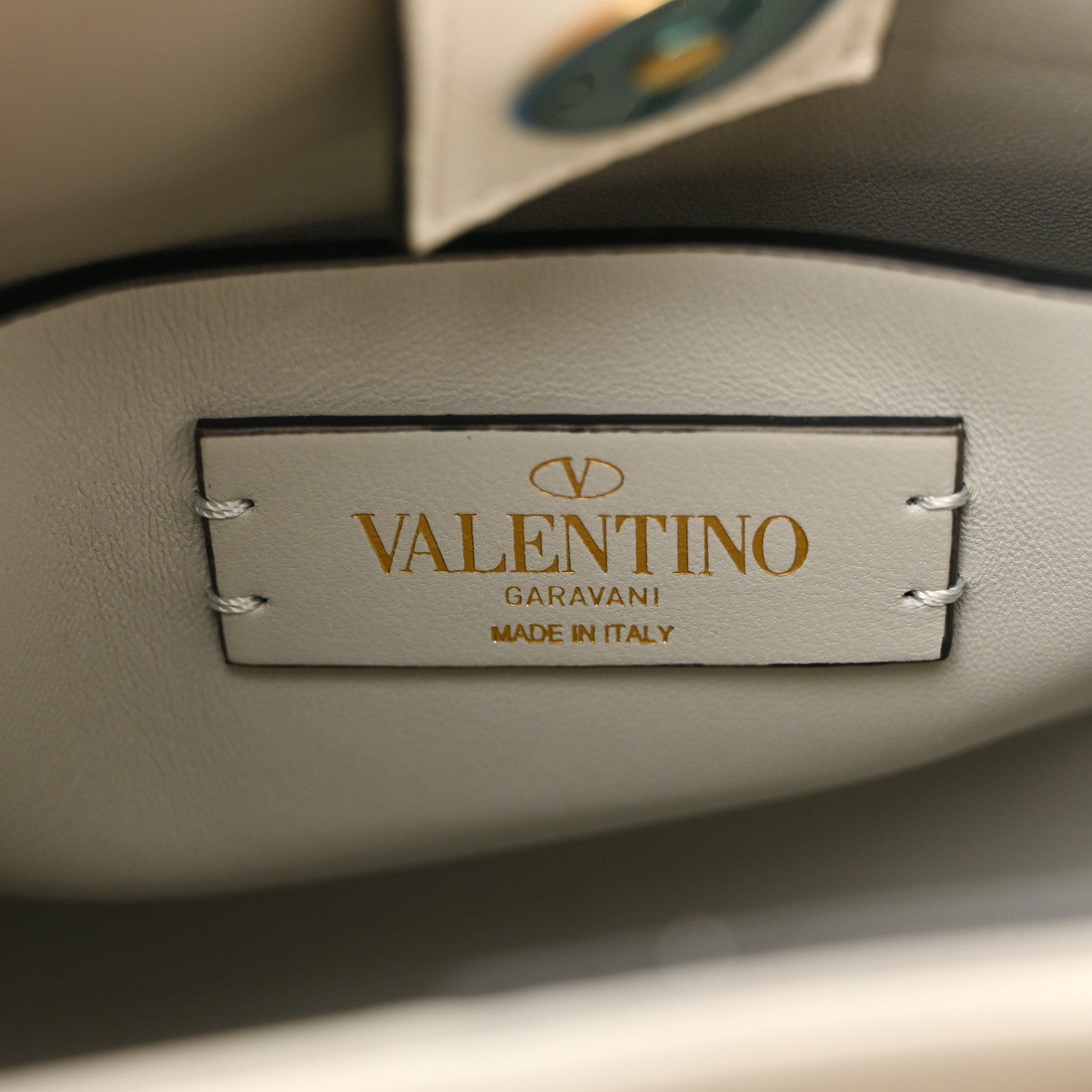 Nappa Small Roman Stud The Handle Bag Ivory