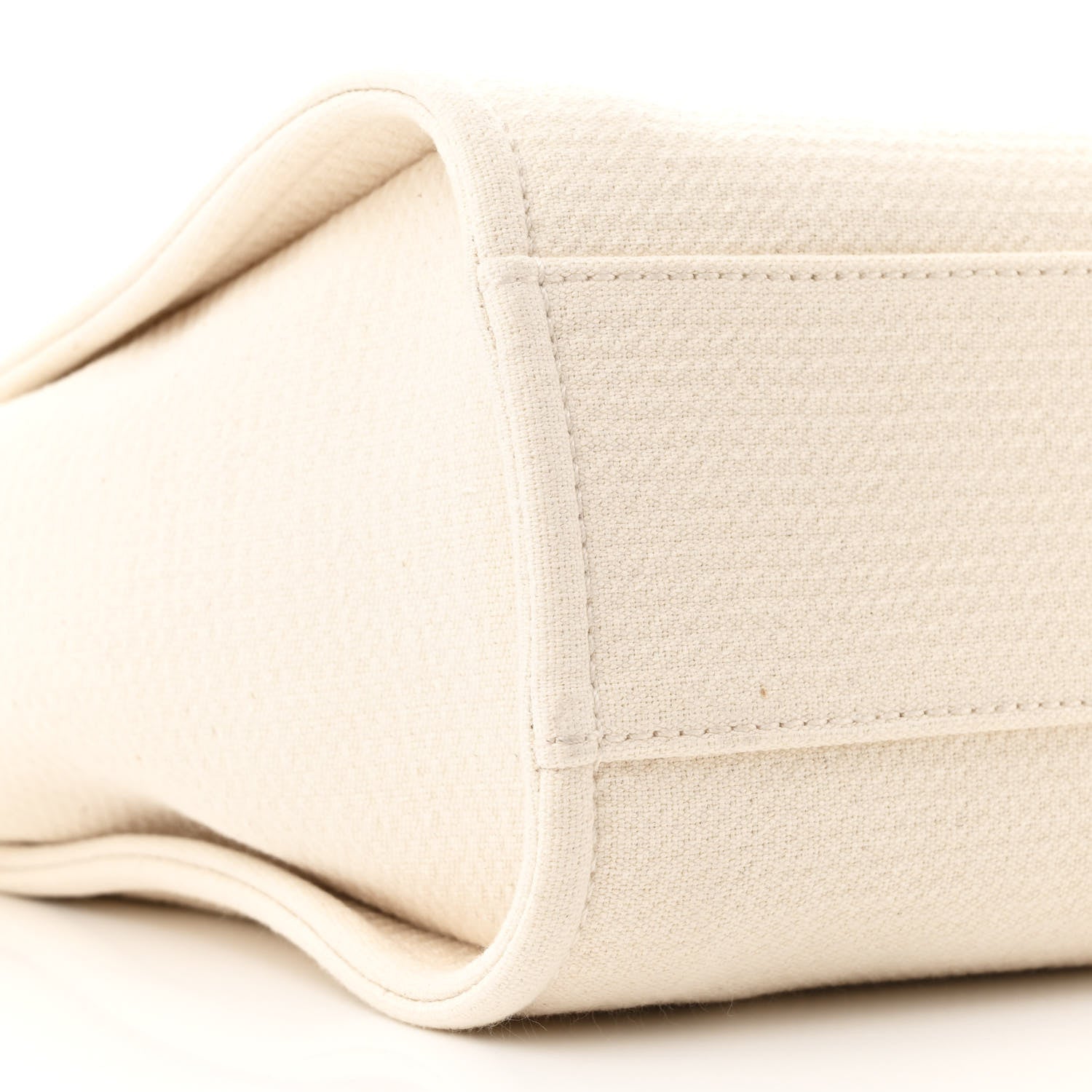 Canvas Small Deauville Tote Beige