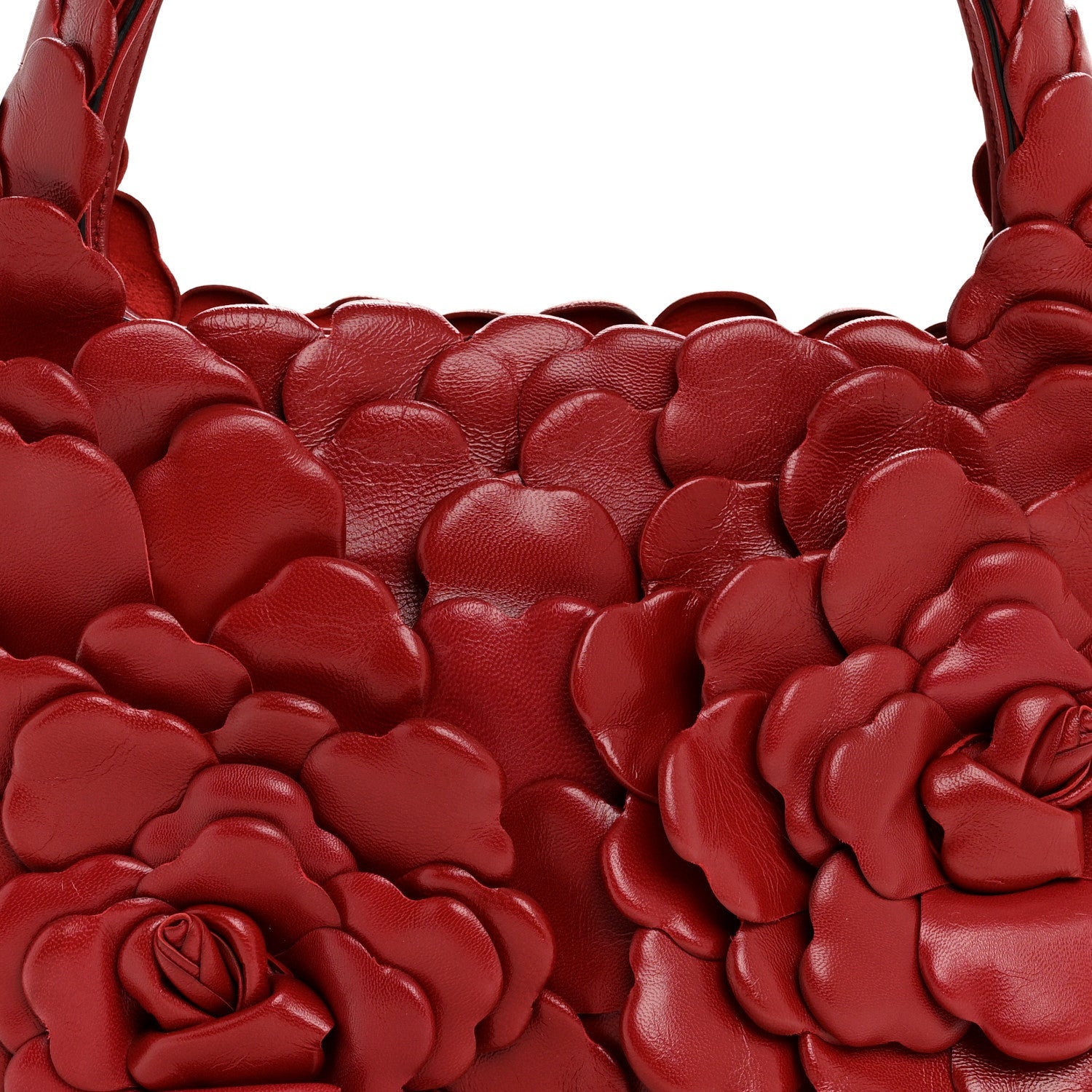 Nappa Atelier 03 Rose Edition Small Hobo Rosso Valentino
