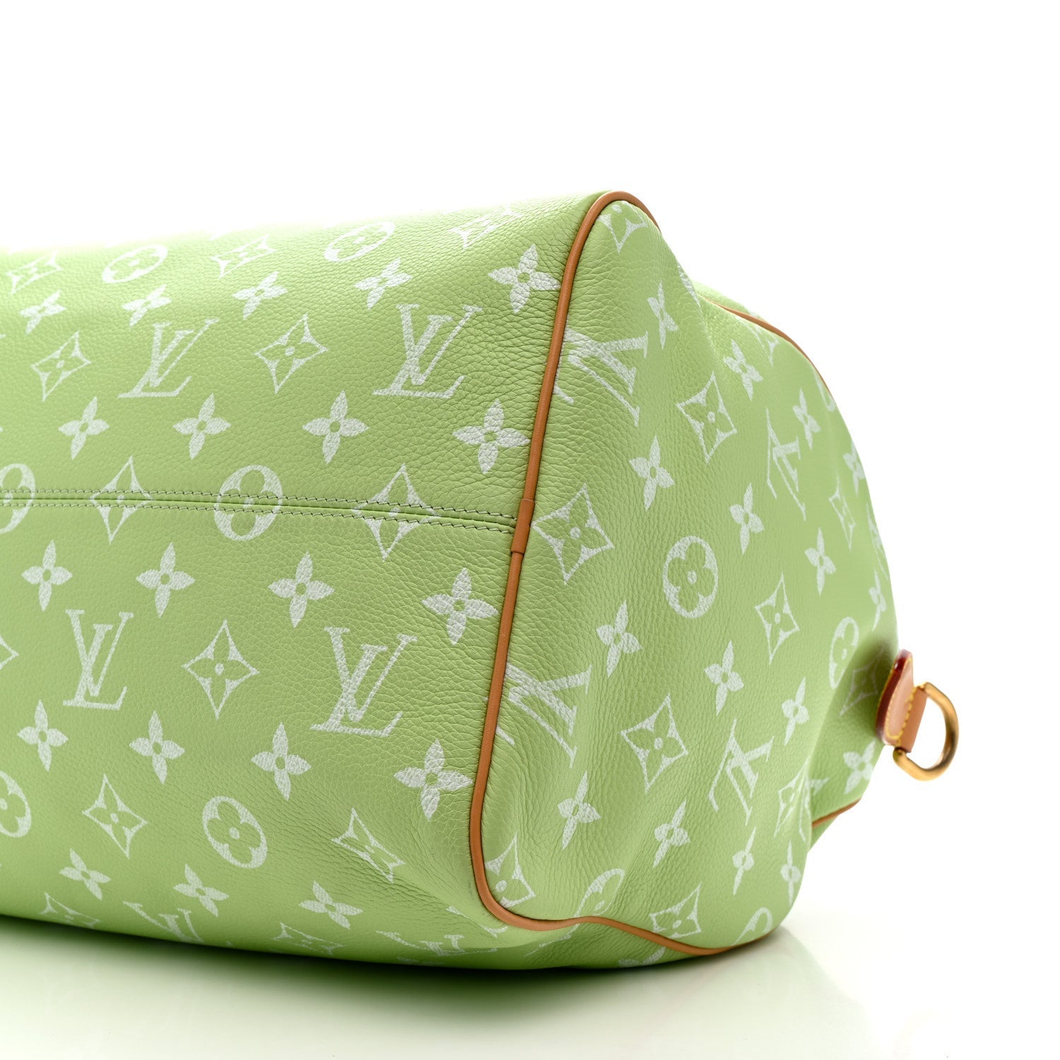 Calfskin Monogram Speedy P9 Bandouliere 40 Frozen Lime