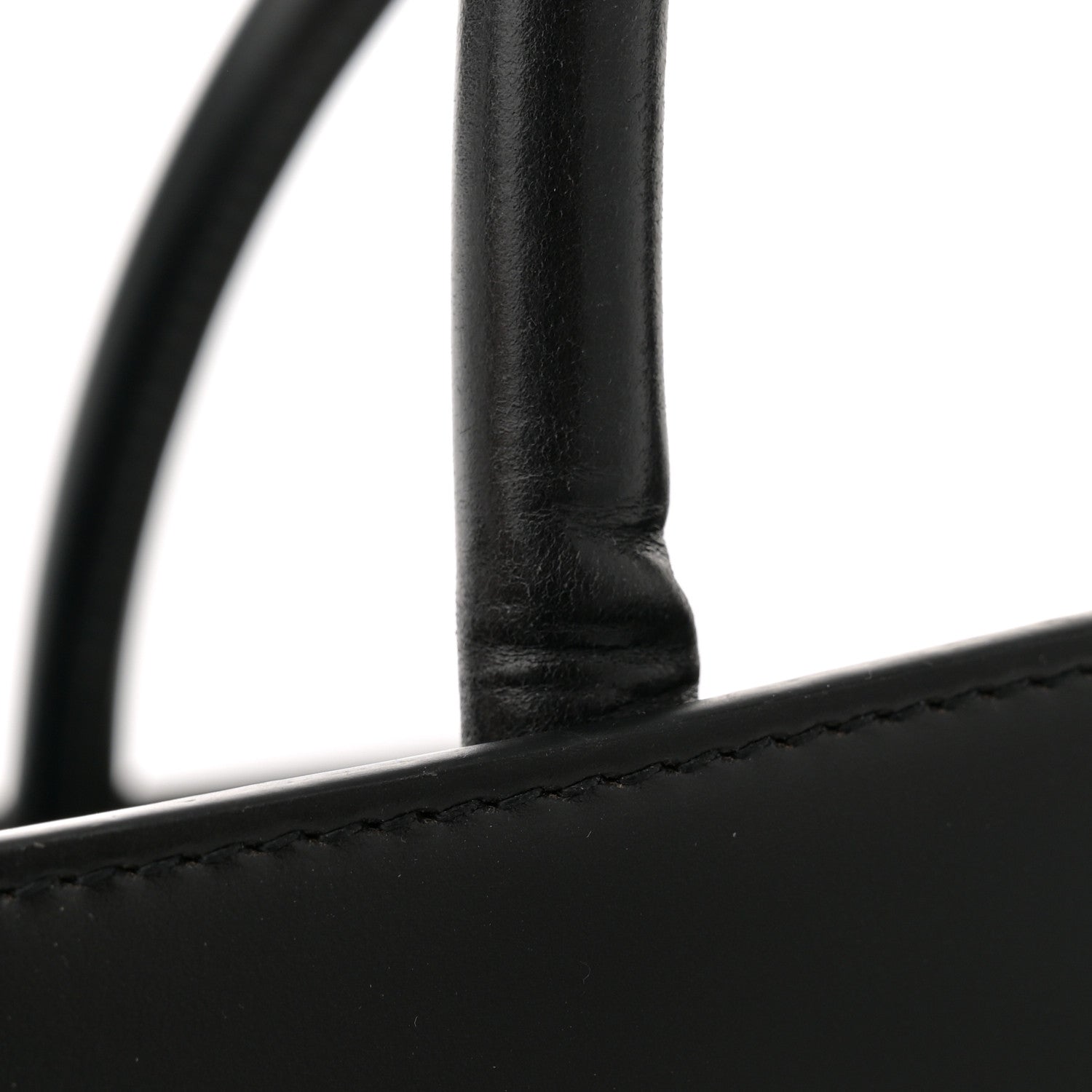 Brushed Off Calfskin XL Gancini Buckles Tote Bag Black