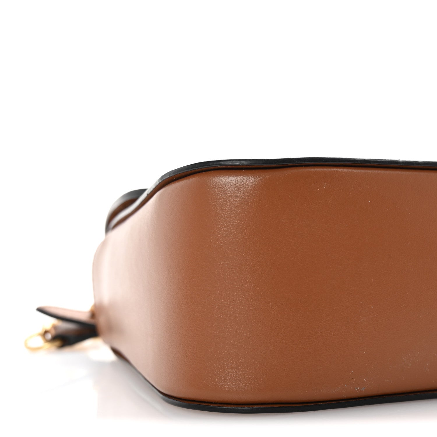 City Calf Lock Shoulder Bag Cognac