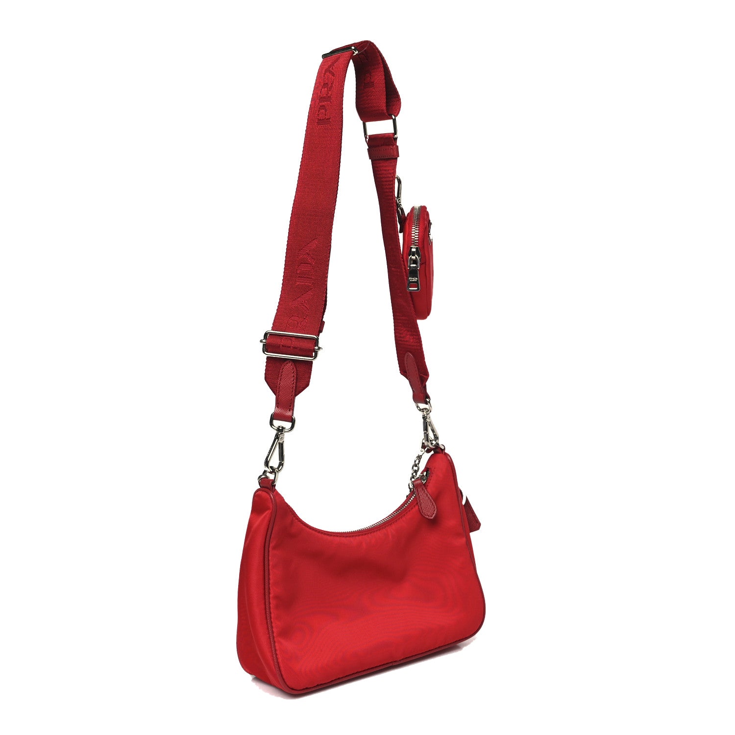 Nylon Re-Edition 2005 Shoulder Bag  Rosso