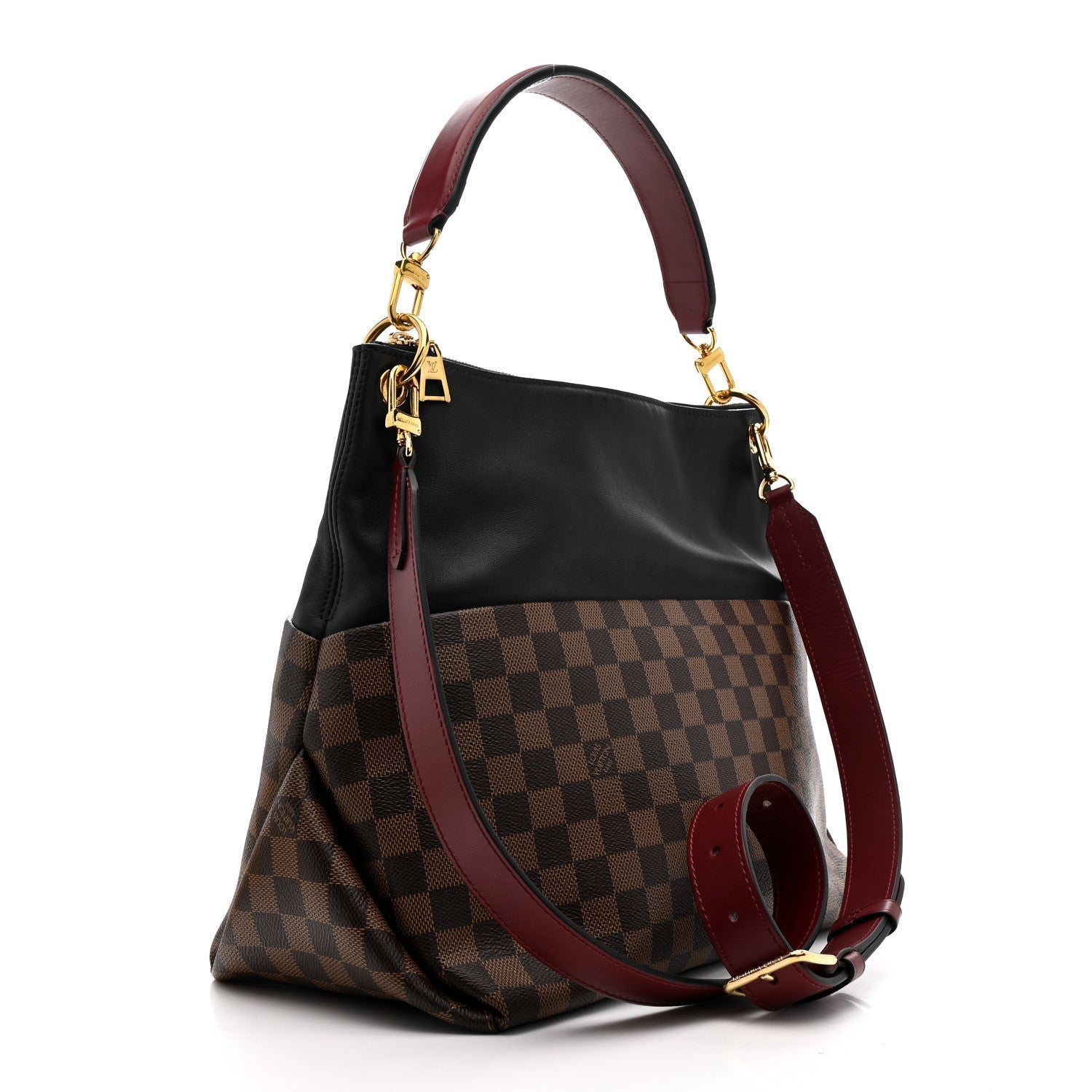 Damier Ebene Calfskin Maida Black