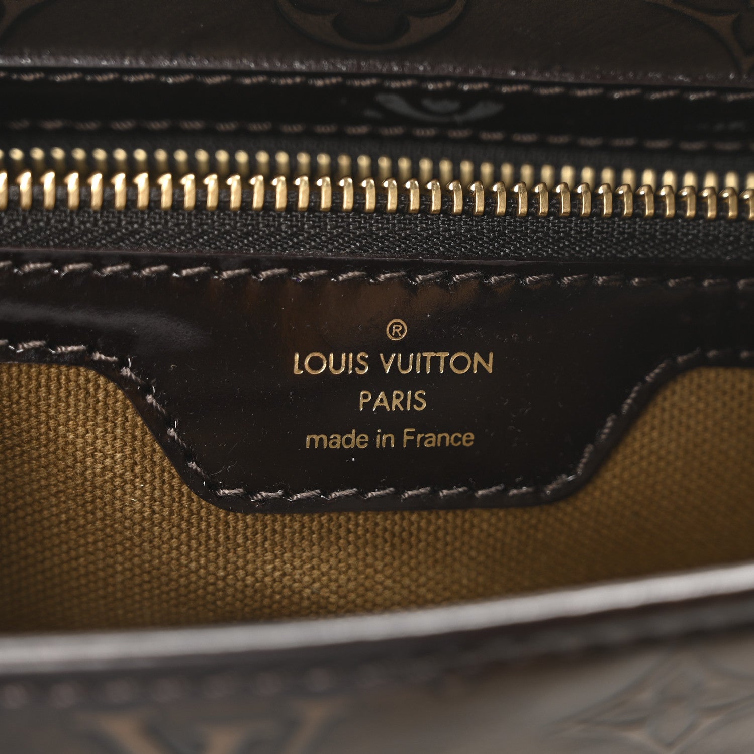 Monogram Embossed Sergent PM Bronze