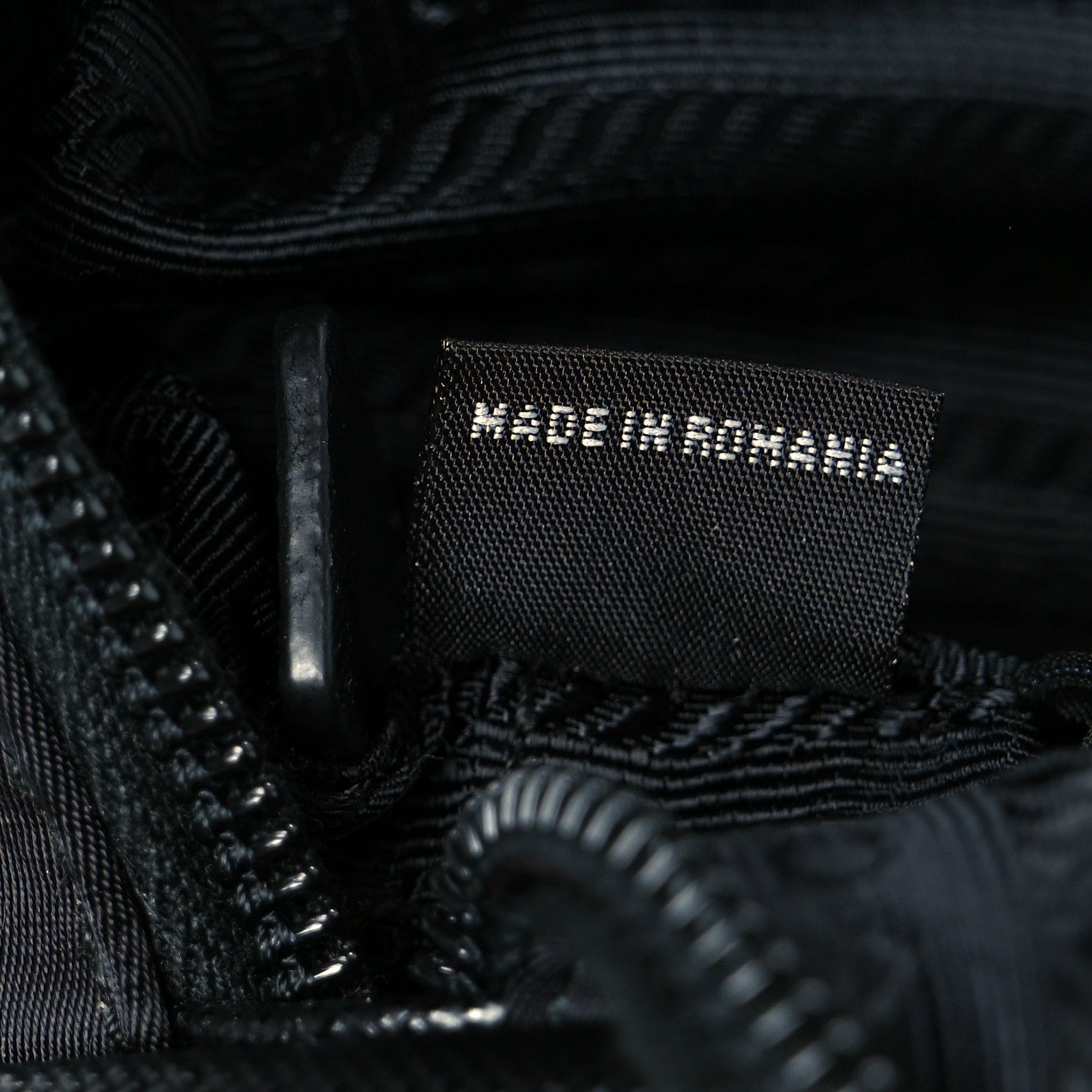 Re-Nylon Saffiano Pocket Messenger Black