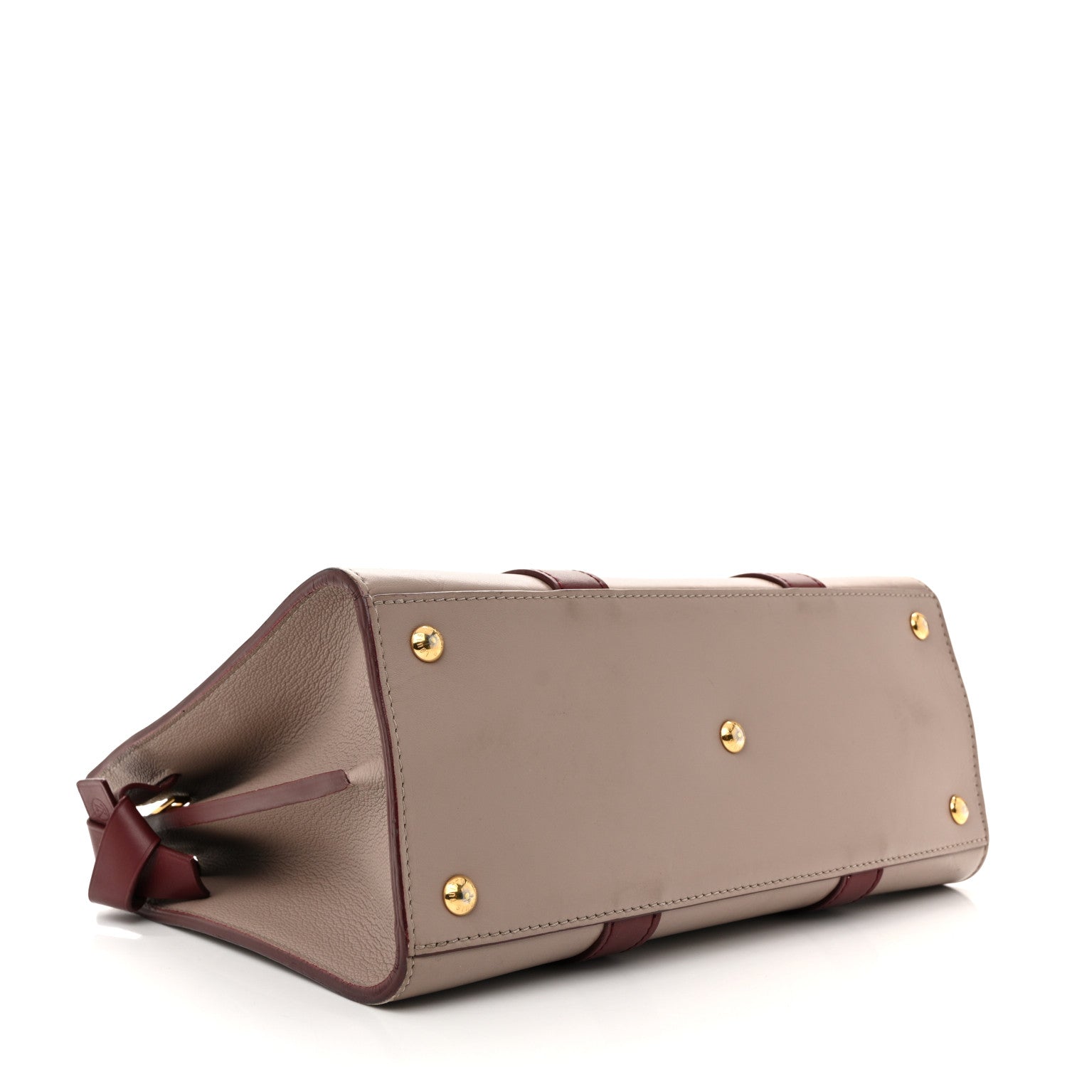 Monogram Cuir Plume Very Tote MM Mastic Raisin