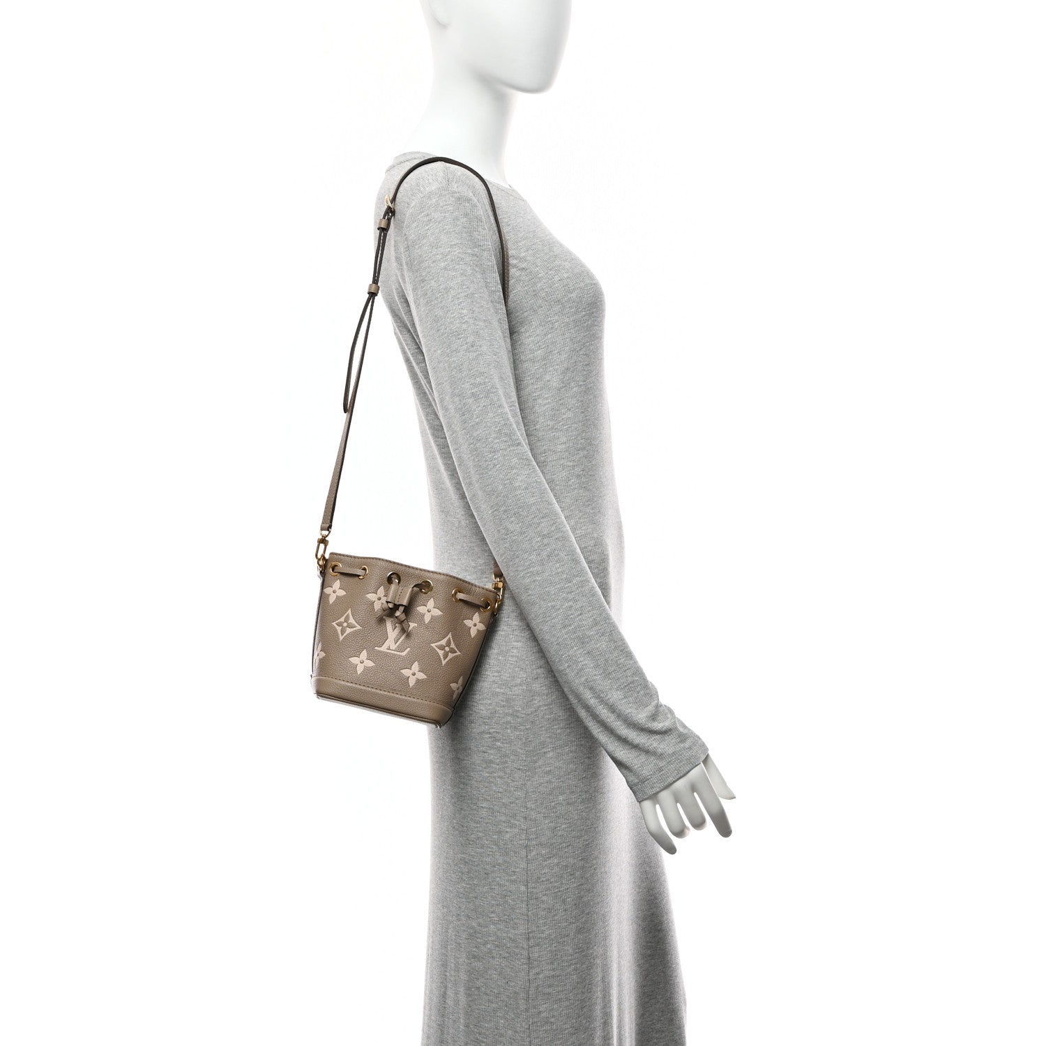 Empreinte Monogram Giant Nano Noe Tourterelle Creme