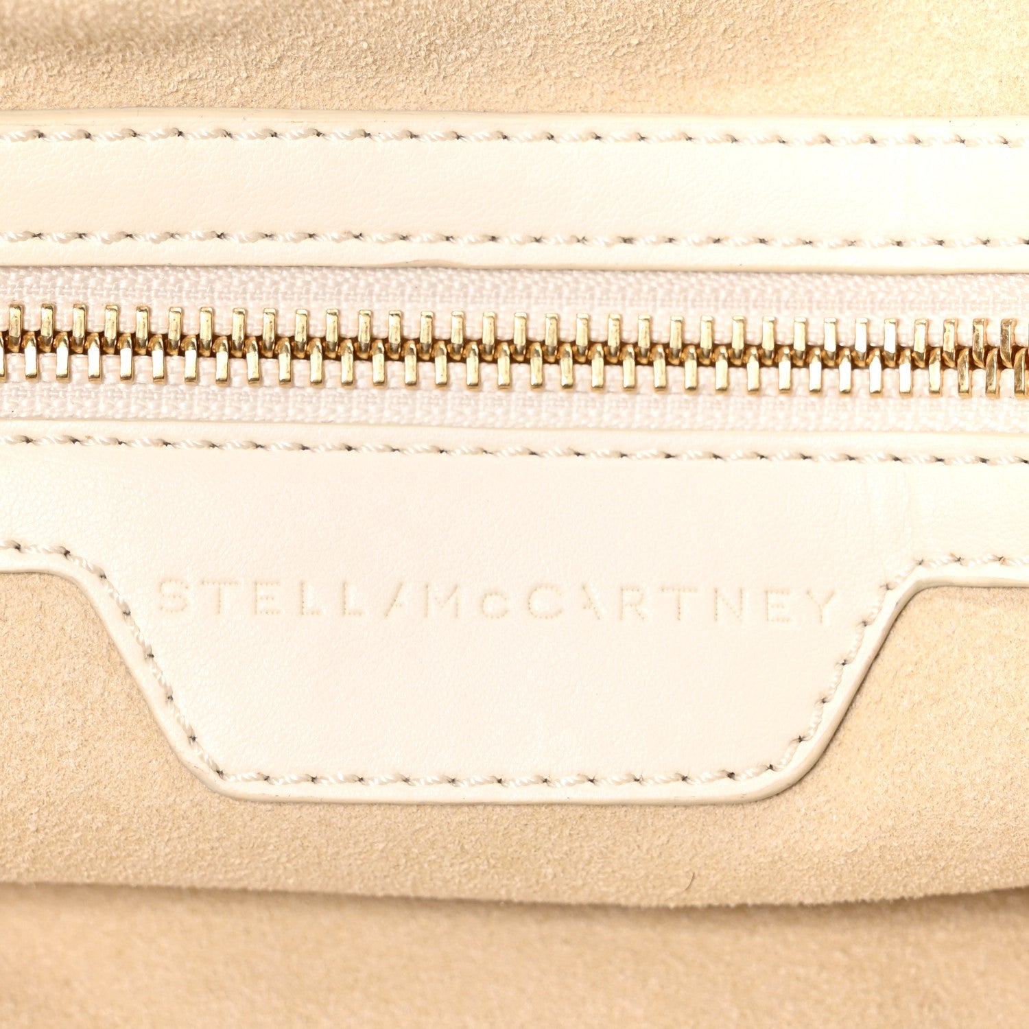 Cotton Crochet Falabella Ajouree Tote Bag White