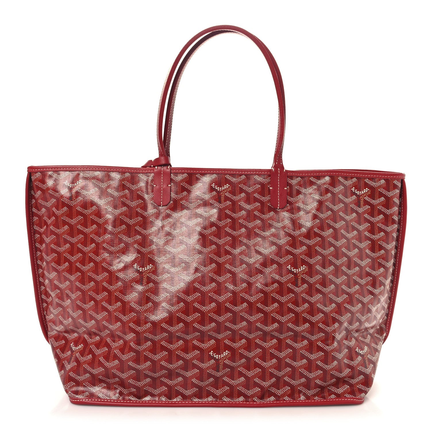 Goyardine Reversible Anjou PM Red