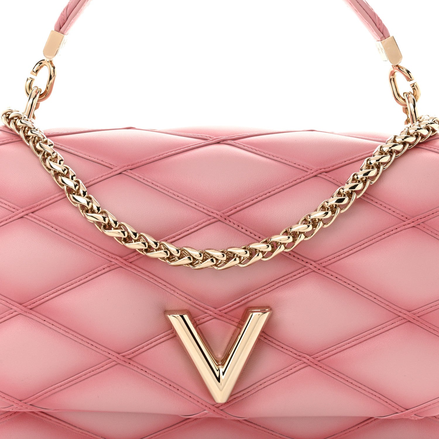 Lambskin Malletage Top Handle GO-14 MM Raspberry