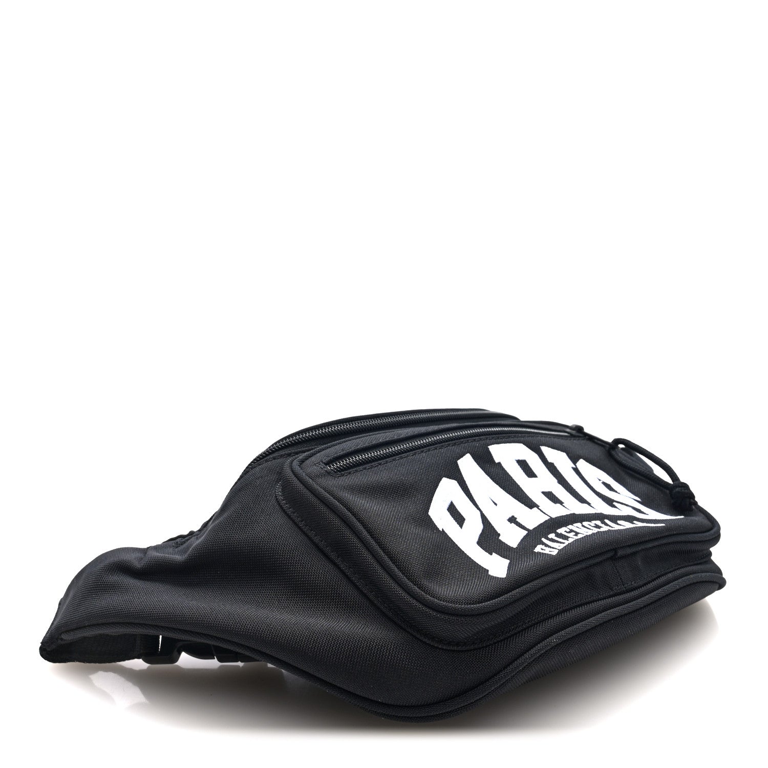 Nylon Canvas Paris Explorer Belt Bag  Black