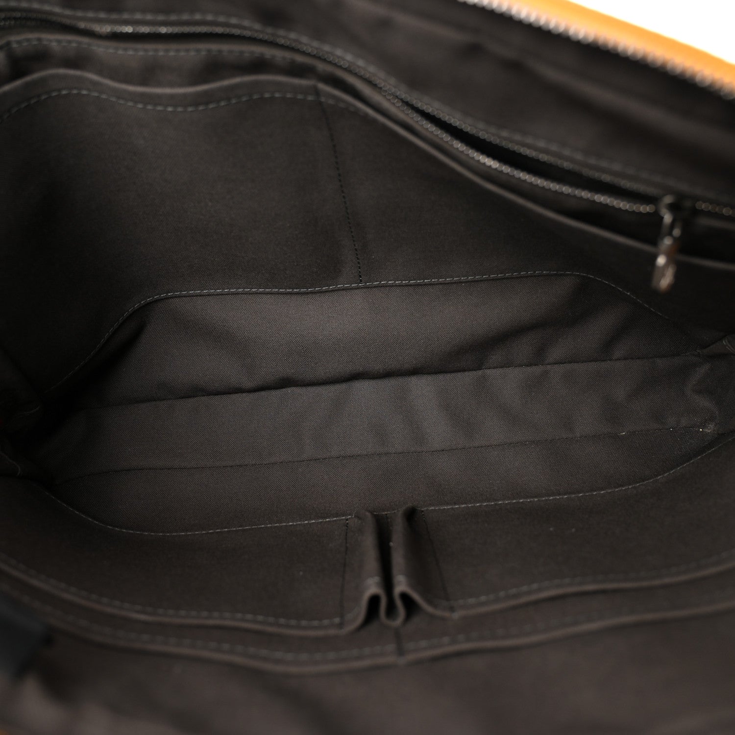 Damier Infini Porte-Documents Voyage Jaune