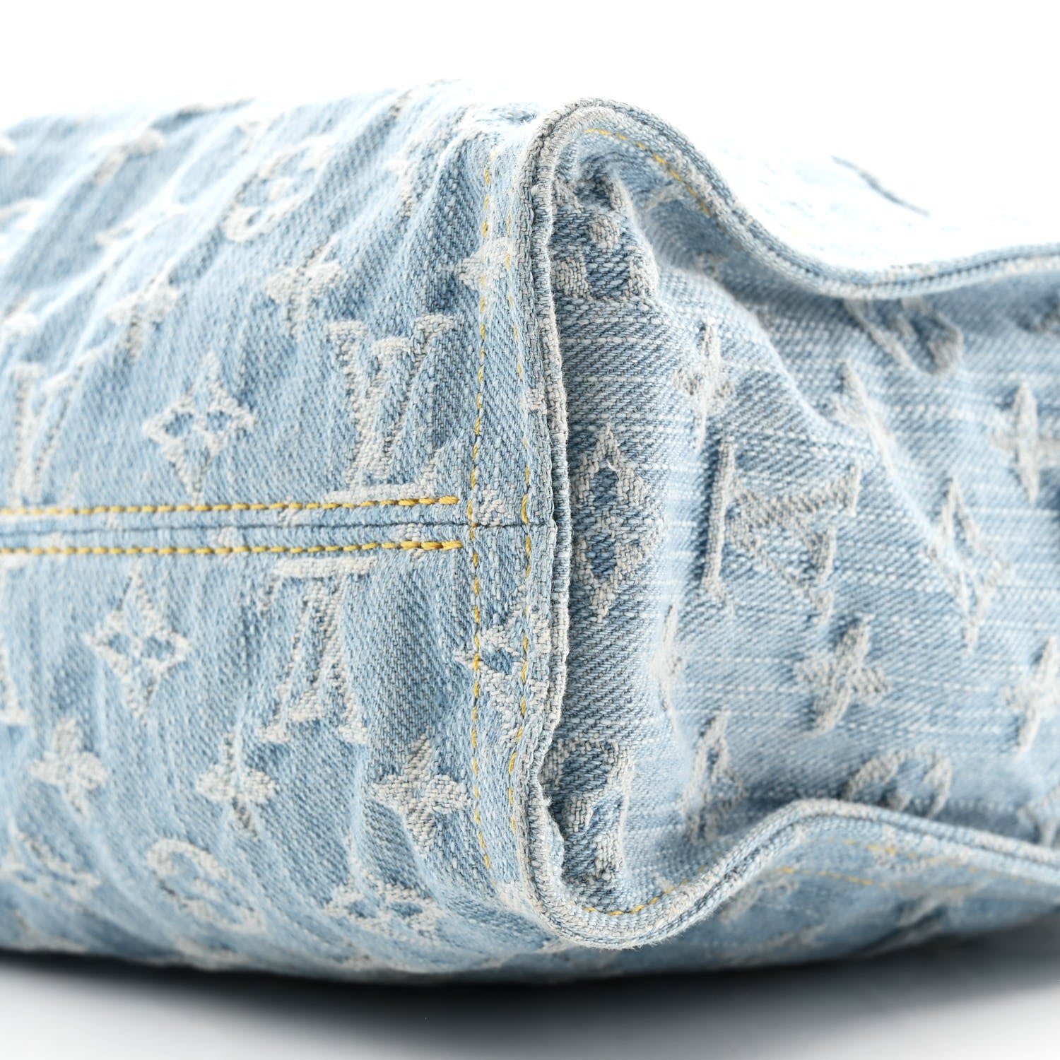 Monogram Washed Denim Let Go PM Sky Blue