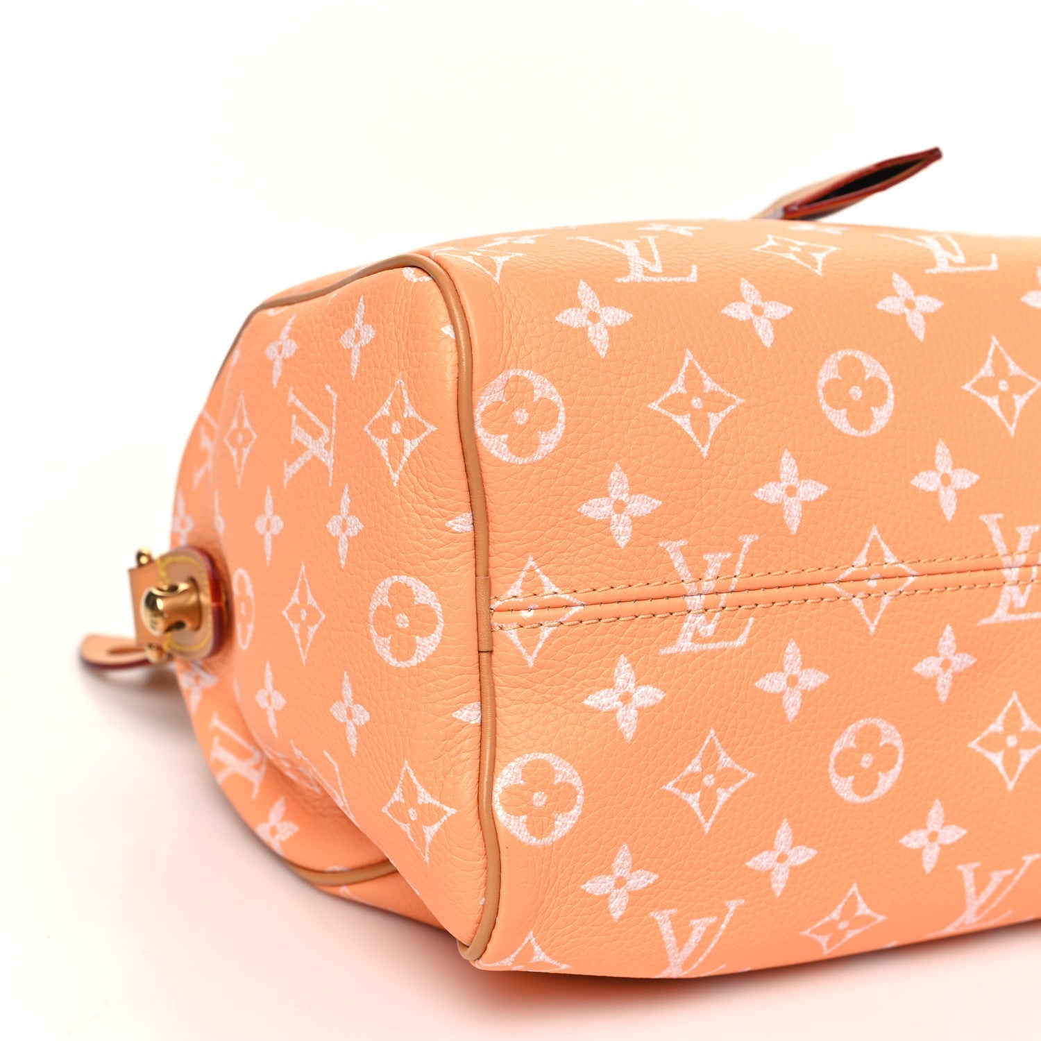 Calfskin Monogram Speedy P9 Bandouliere 25 Summer Peach