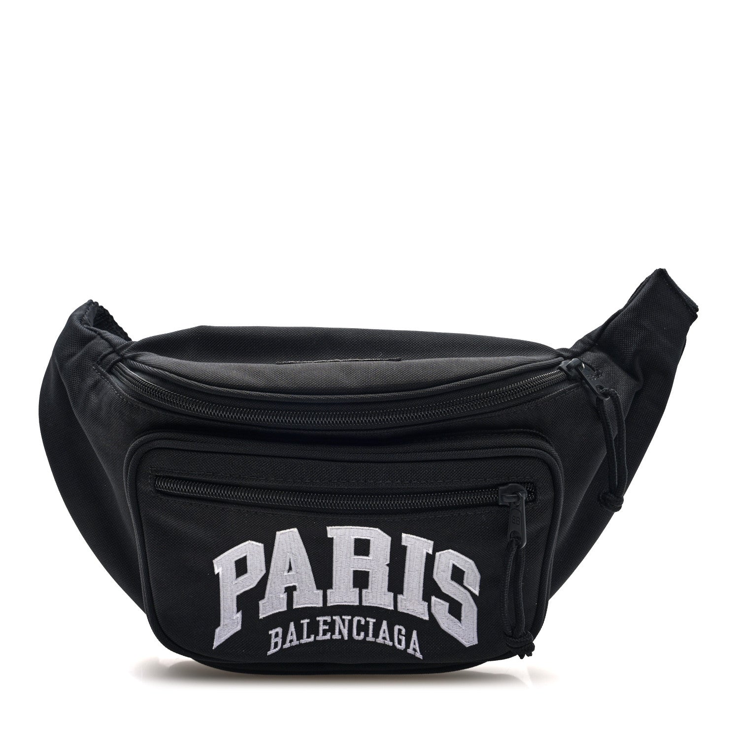 Nylon Canvas Paris Explorer Belt Bag  Black