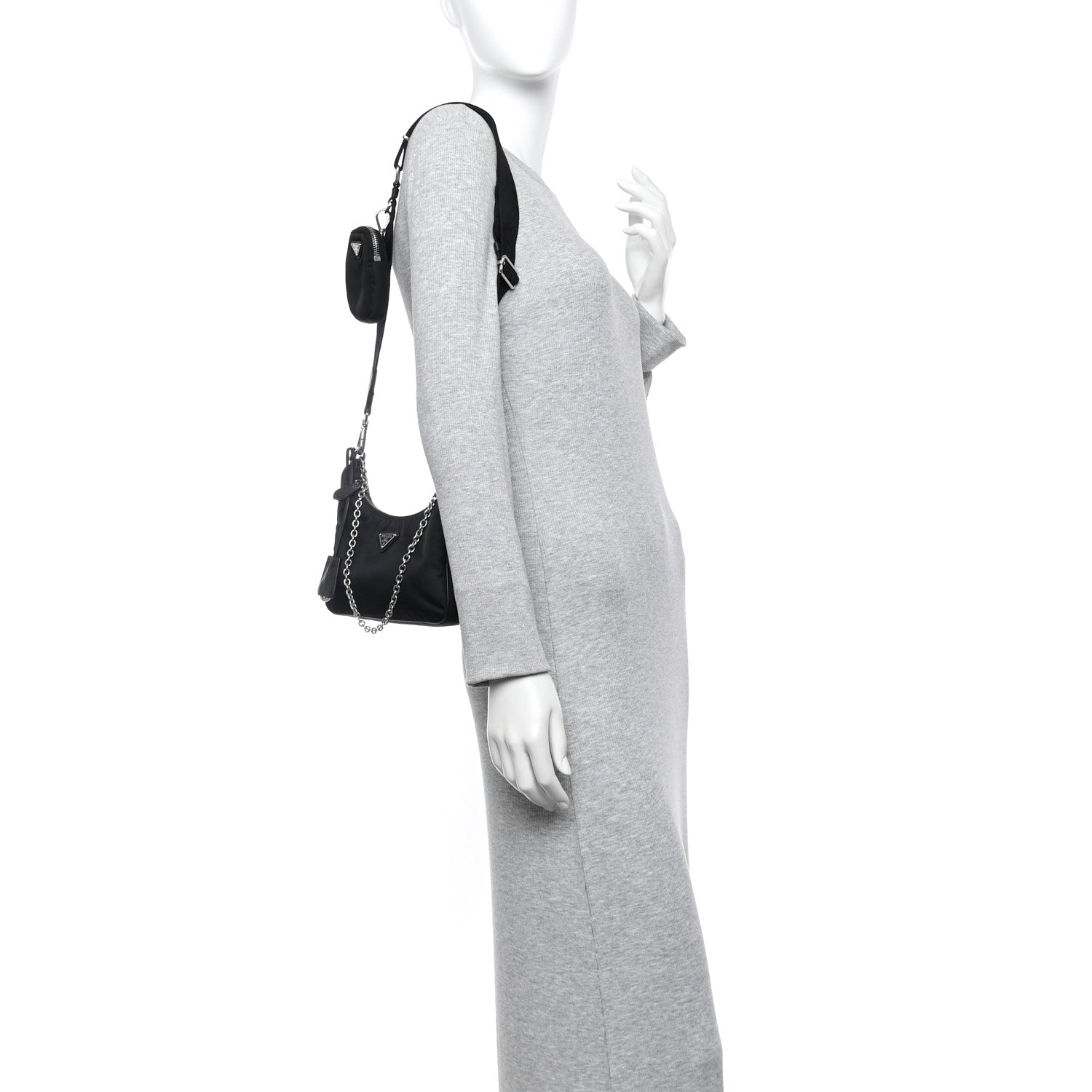 Nylon Re-Edition 2005 Shoulder Bag Black