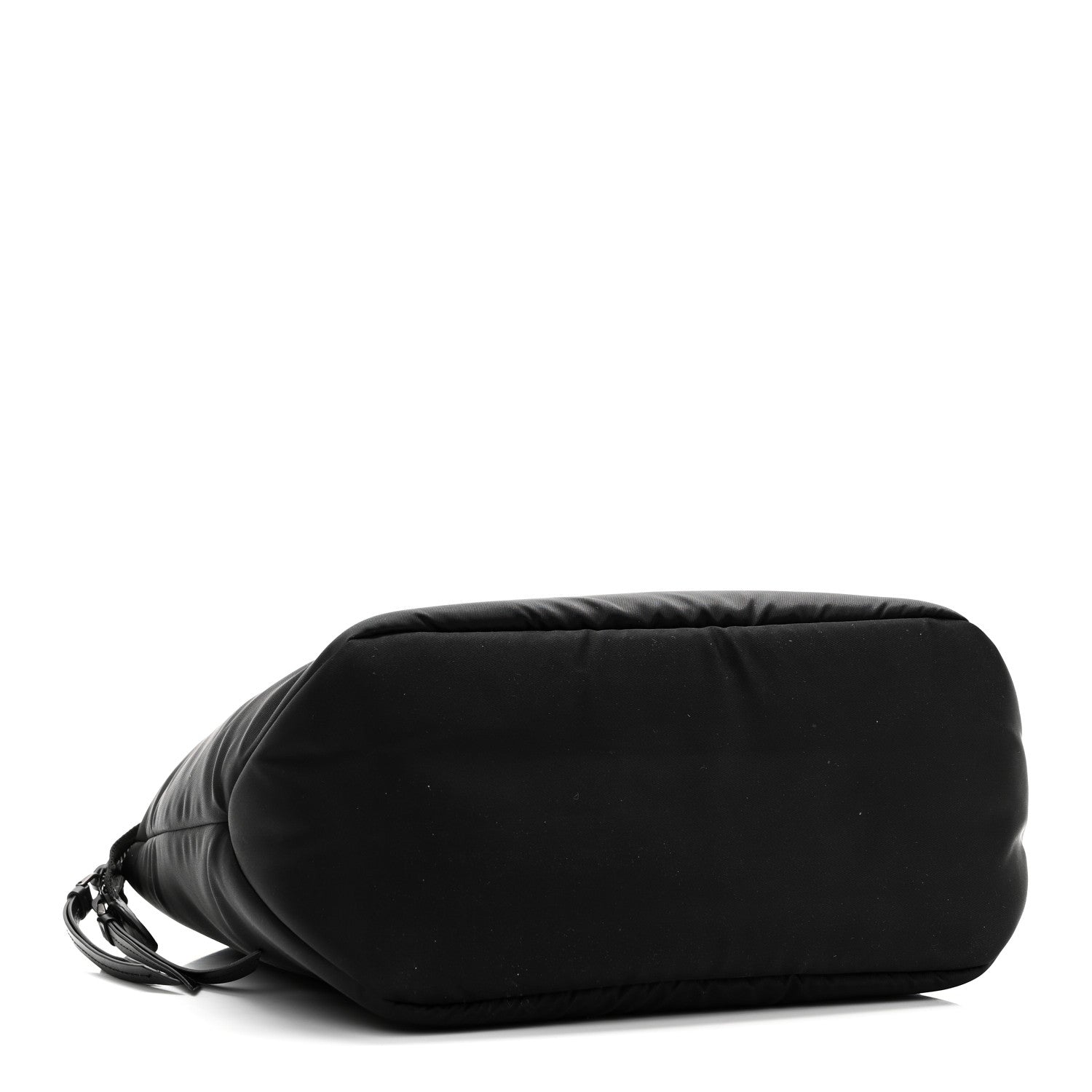 Tessuto Nylon Soft Padded Small Shopping Tote Black