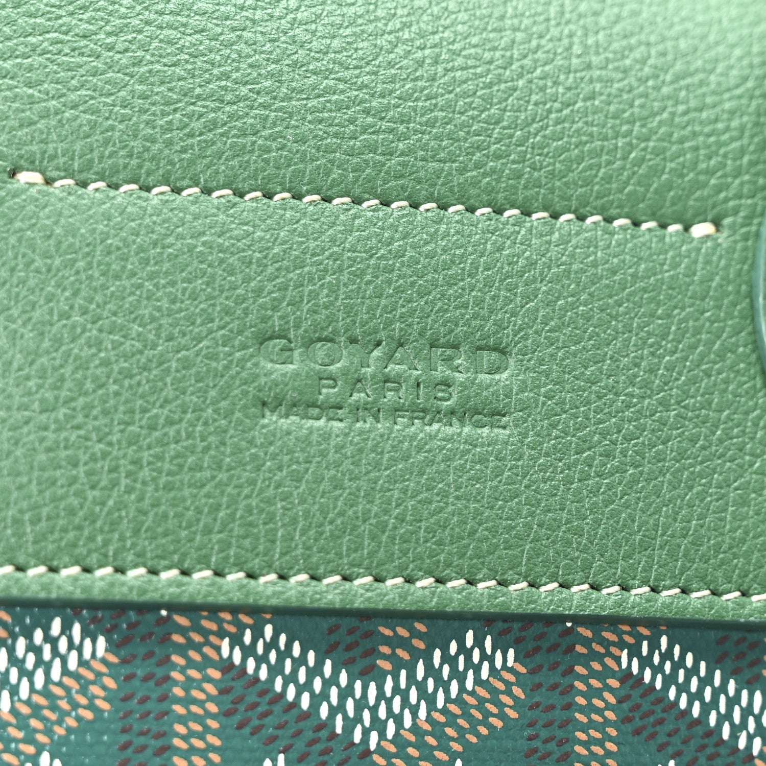 Goyardine Calfskin Mini Alpin Backpack Green