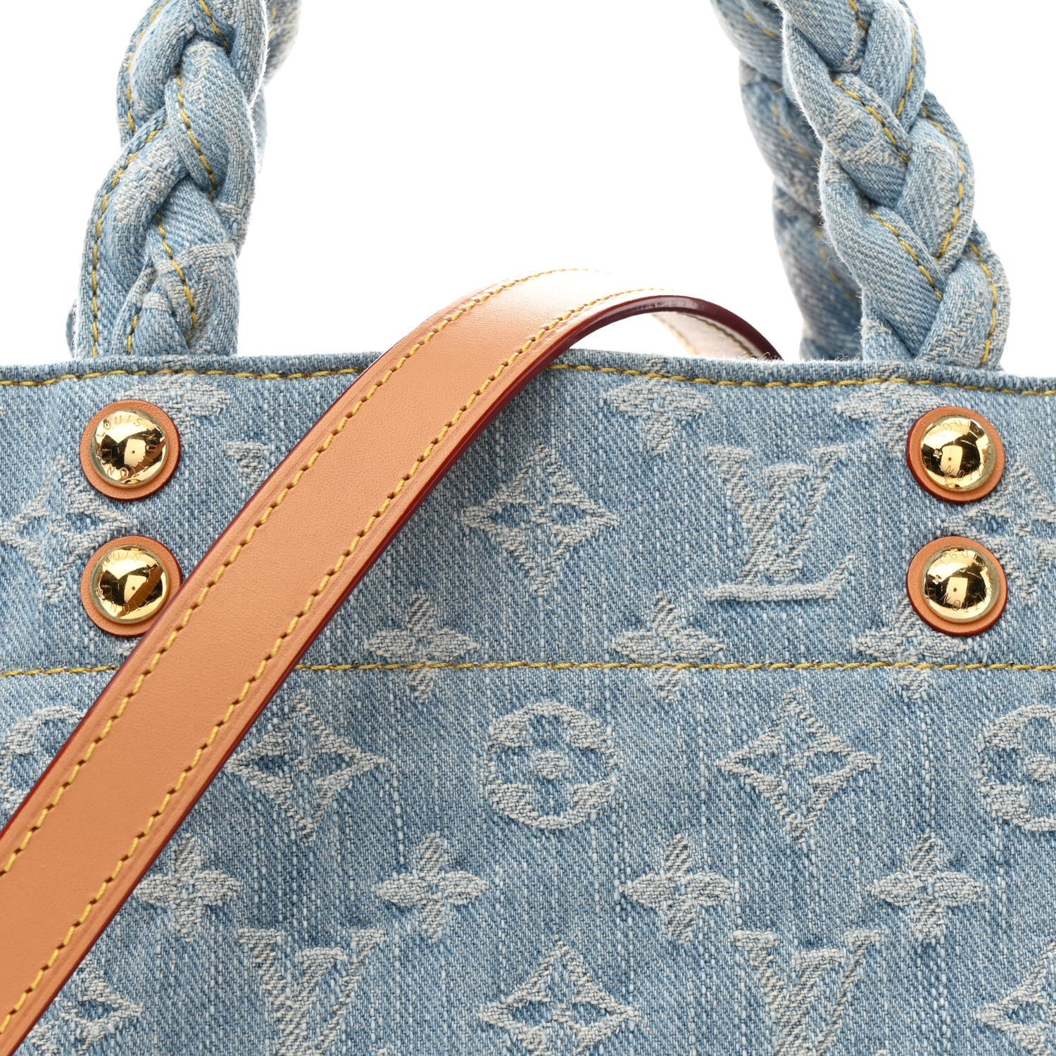 Monogram Washed Denim Let Go PM Sky Blue