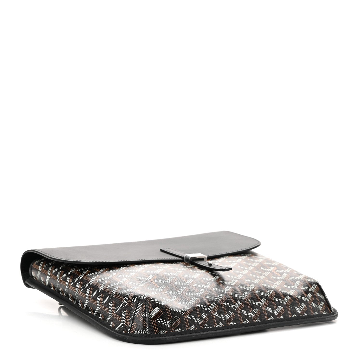 Goyardine Coursier Messenger Bag Black