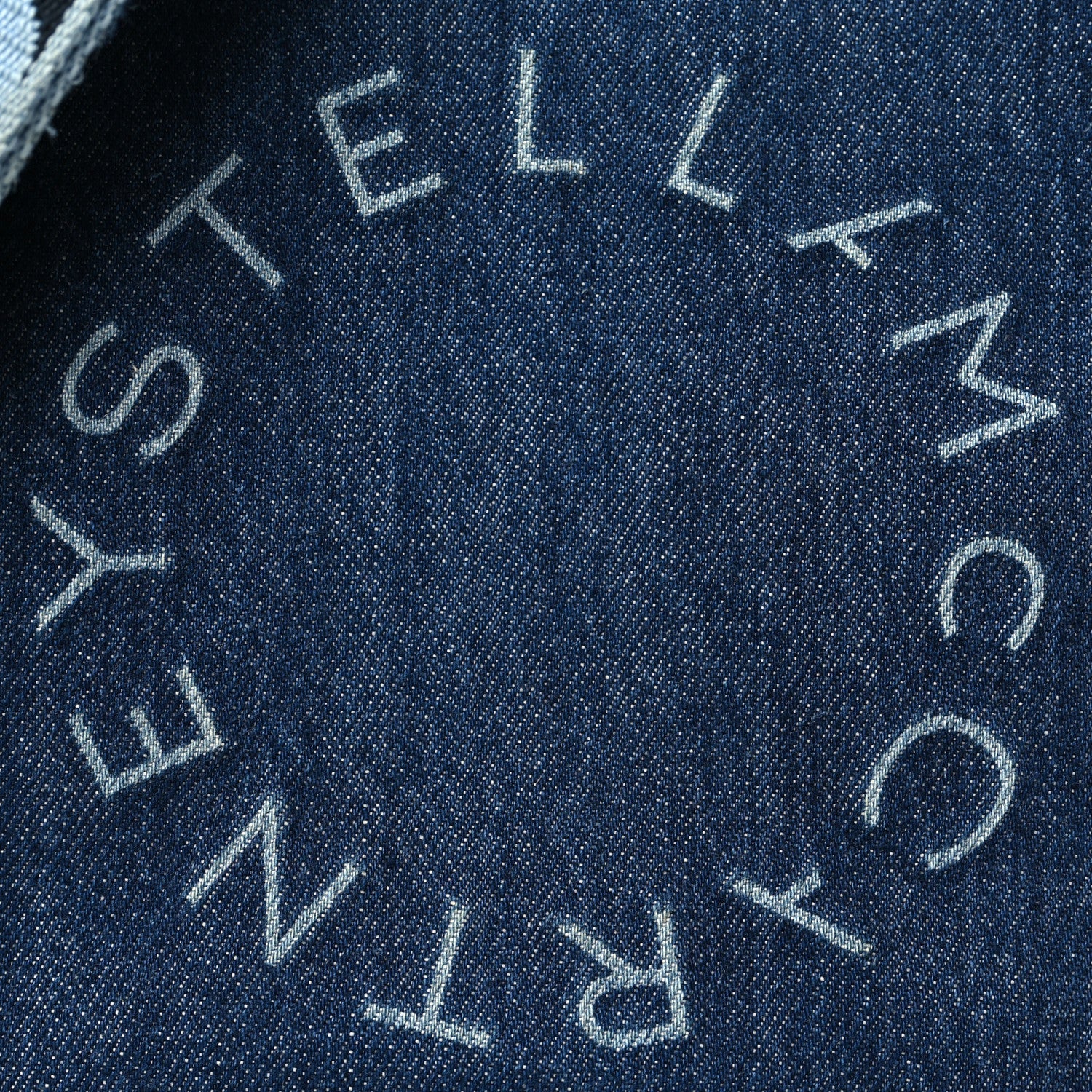 Eco Alter Denim Perforated Logo Mini Crossbody Orion Blue