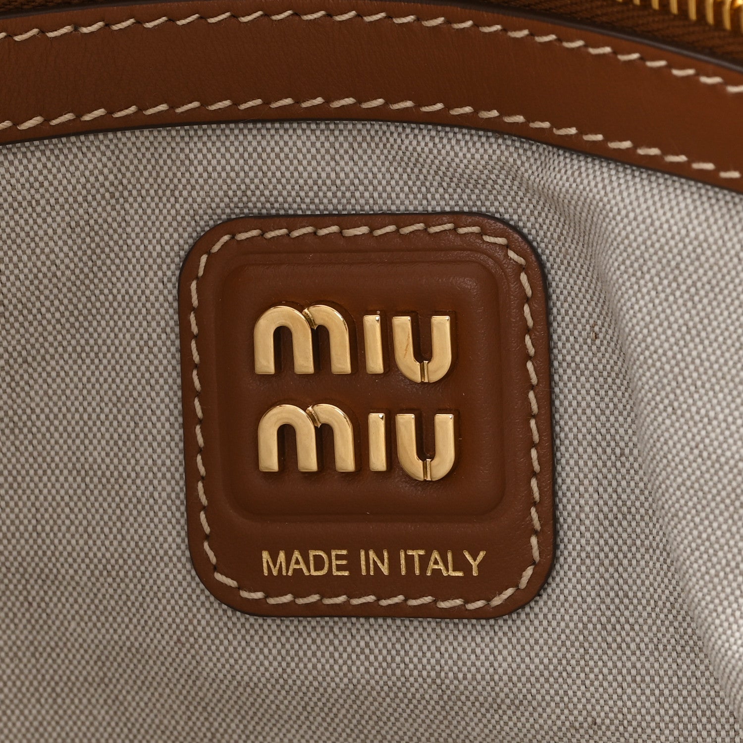 Canvas Ivy Bag Beige Brown