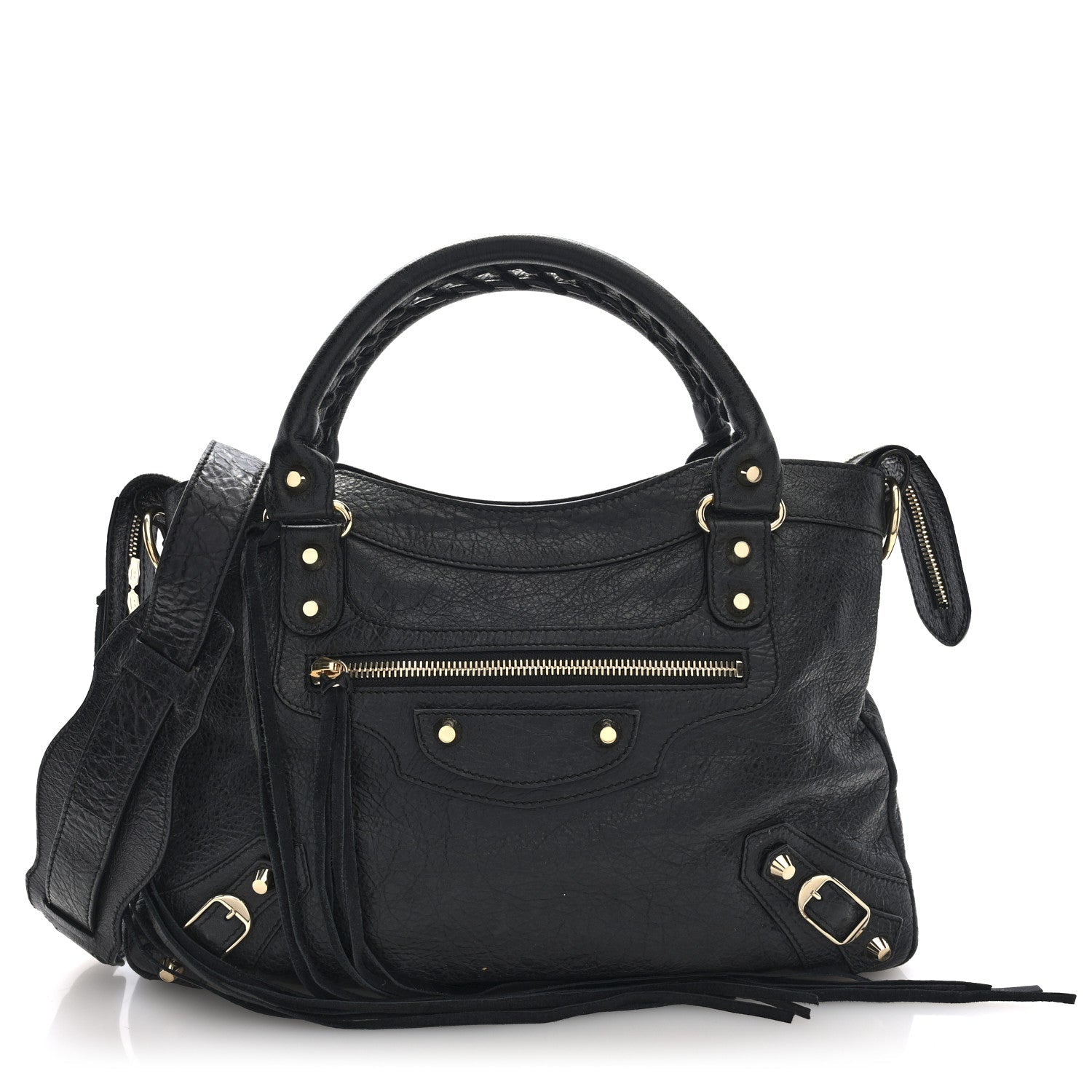 Agneau Classic Gold Hardware Town Black