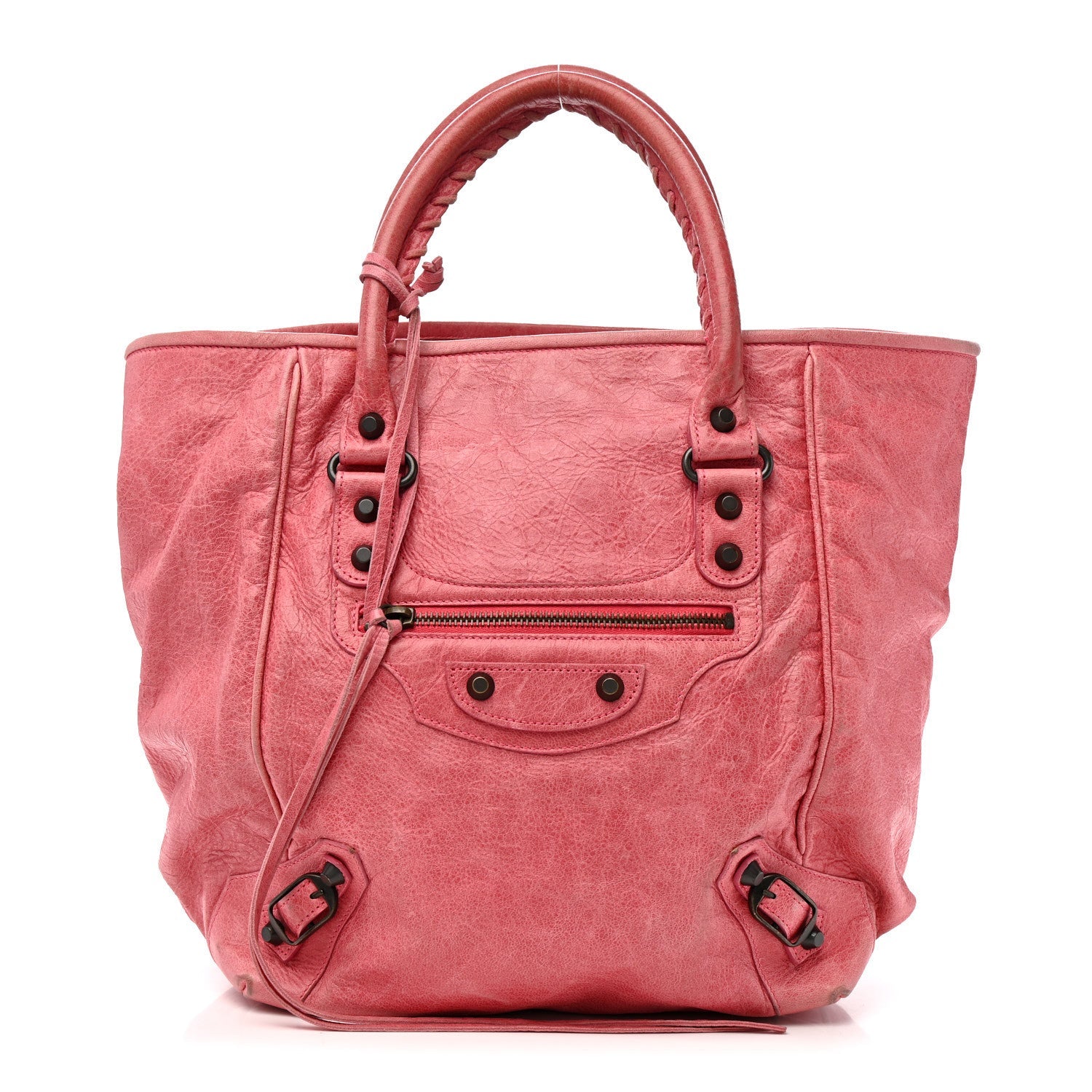 Agneau Classic Hardware S Sunday Tote Grenadine