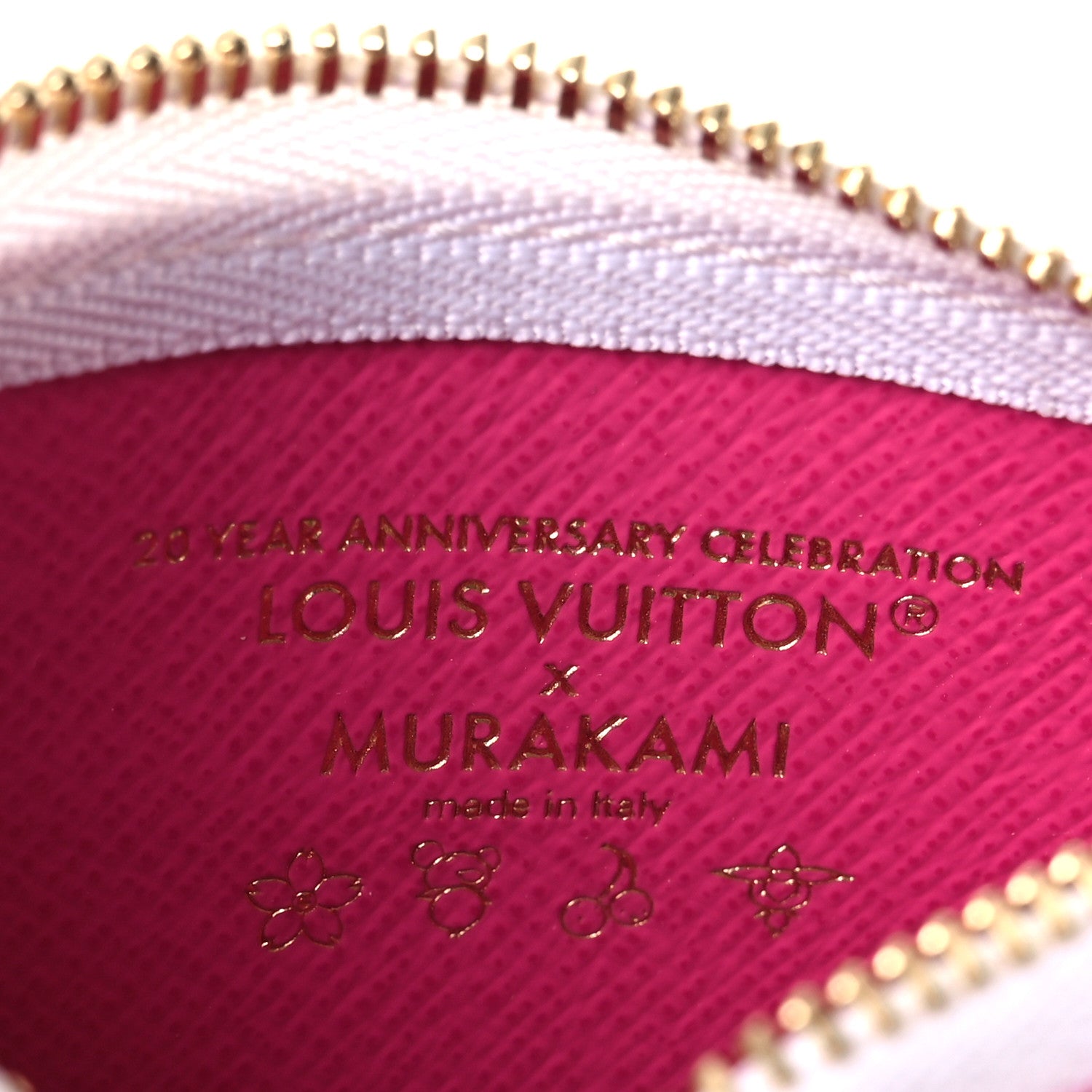 LV X TM Monogram Multicolor Phone Holder White