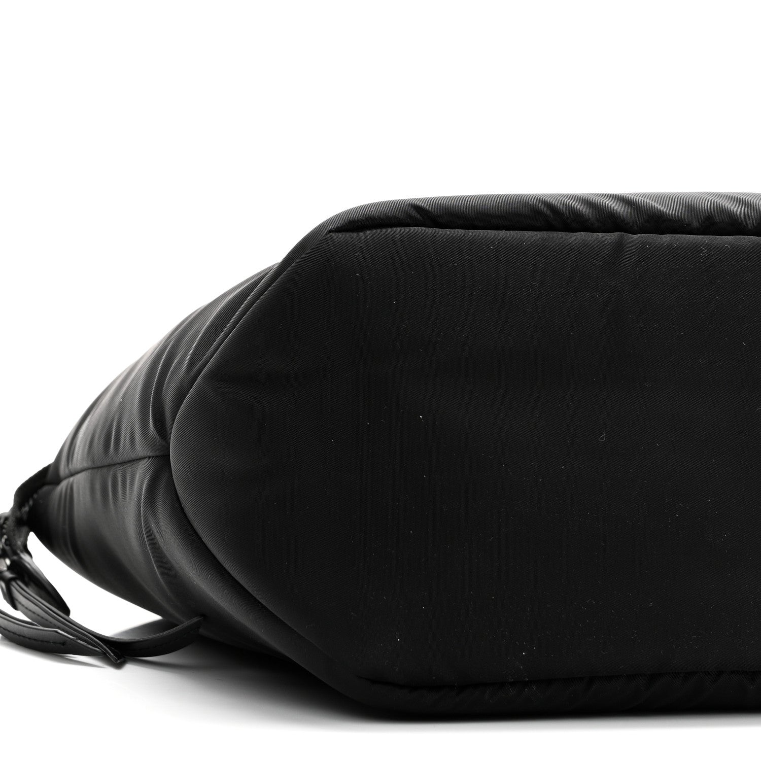 Tessuto Nylon Soft Padded Small Shopping Tote Black