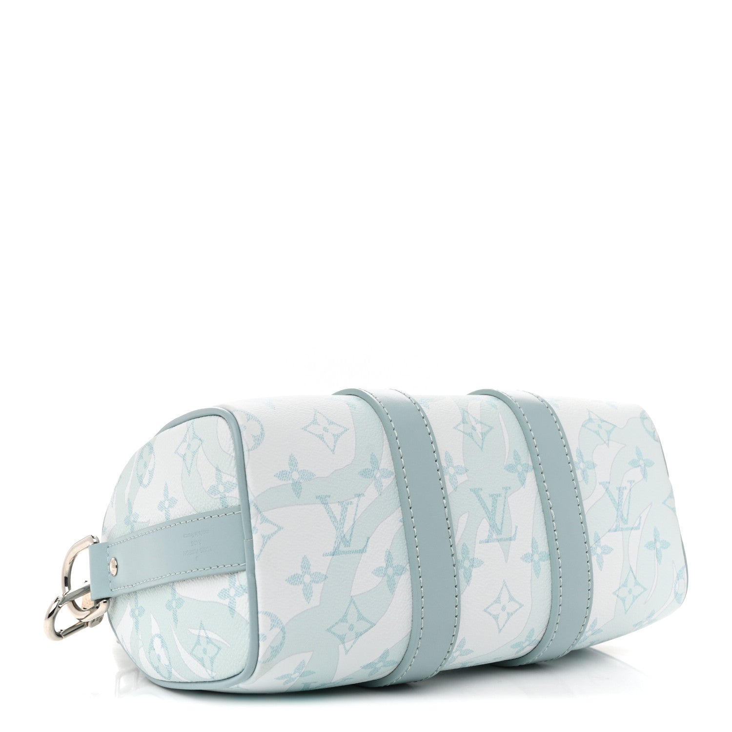 Monogram Aquagarden Keepall Bandouliere 25 Crystal Blue