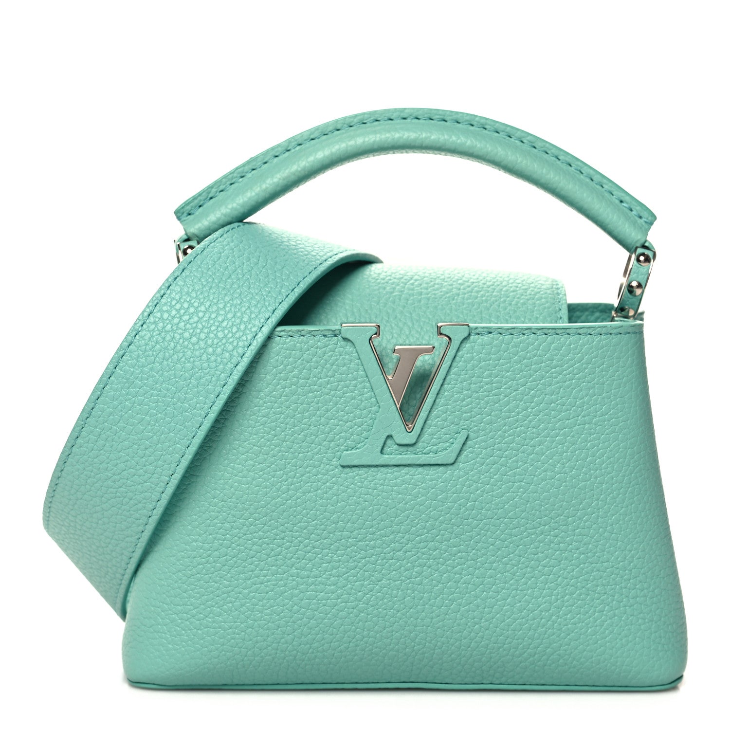 Taurillon Mini Capucines Miami Green
