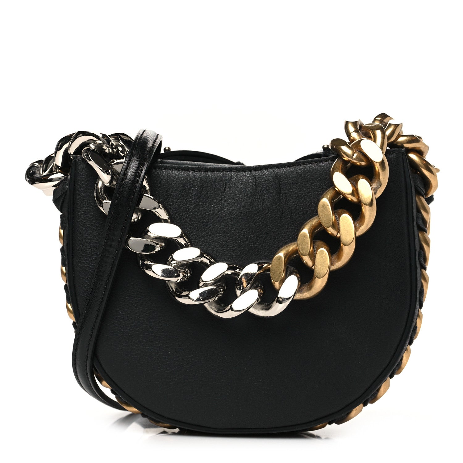 Grained Mycelium Frayme Mylo Shoulder Bag Black