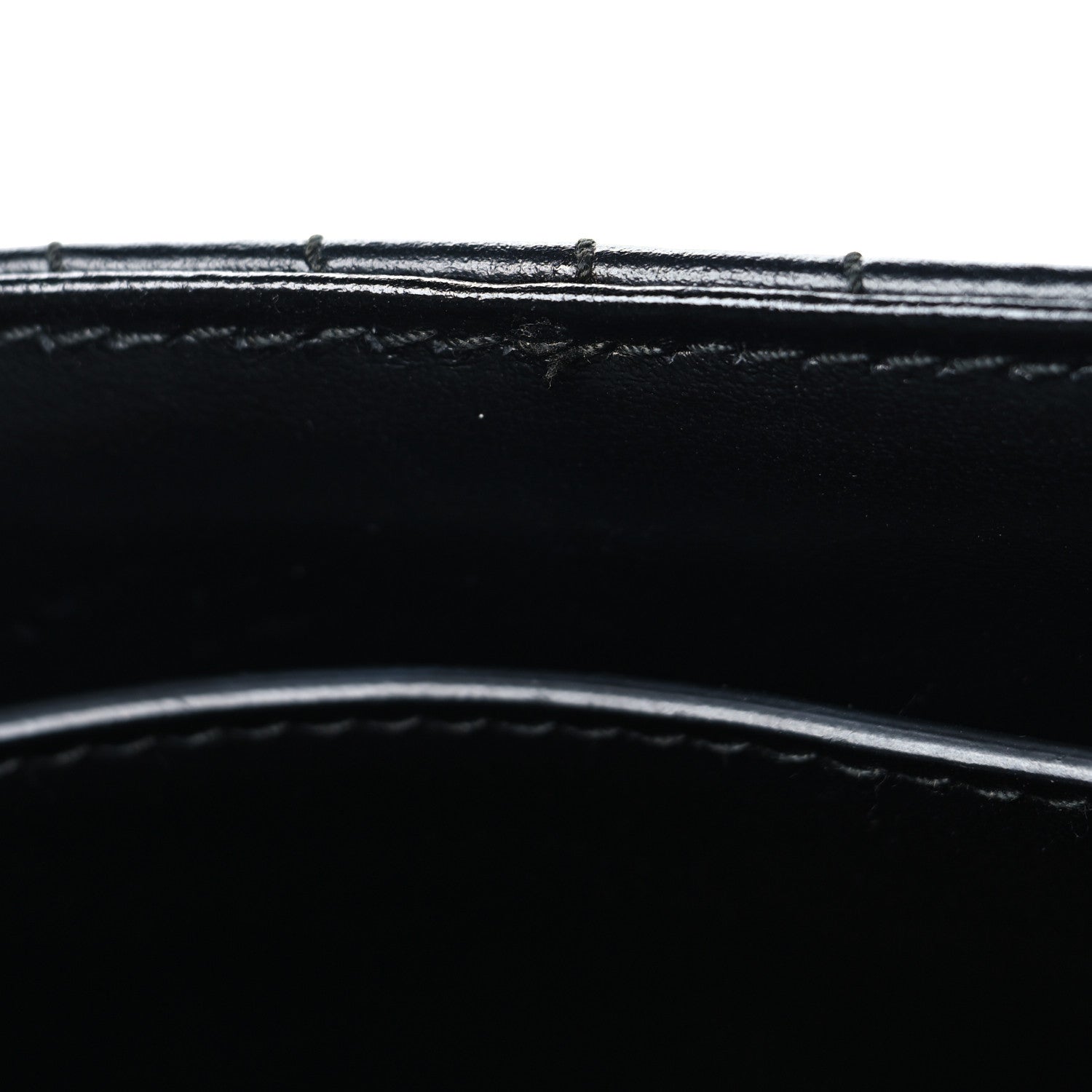 Soft Calfskin Impunture Diagramme Large Chain Flap Shoulder Bag Black