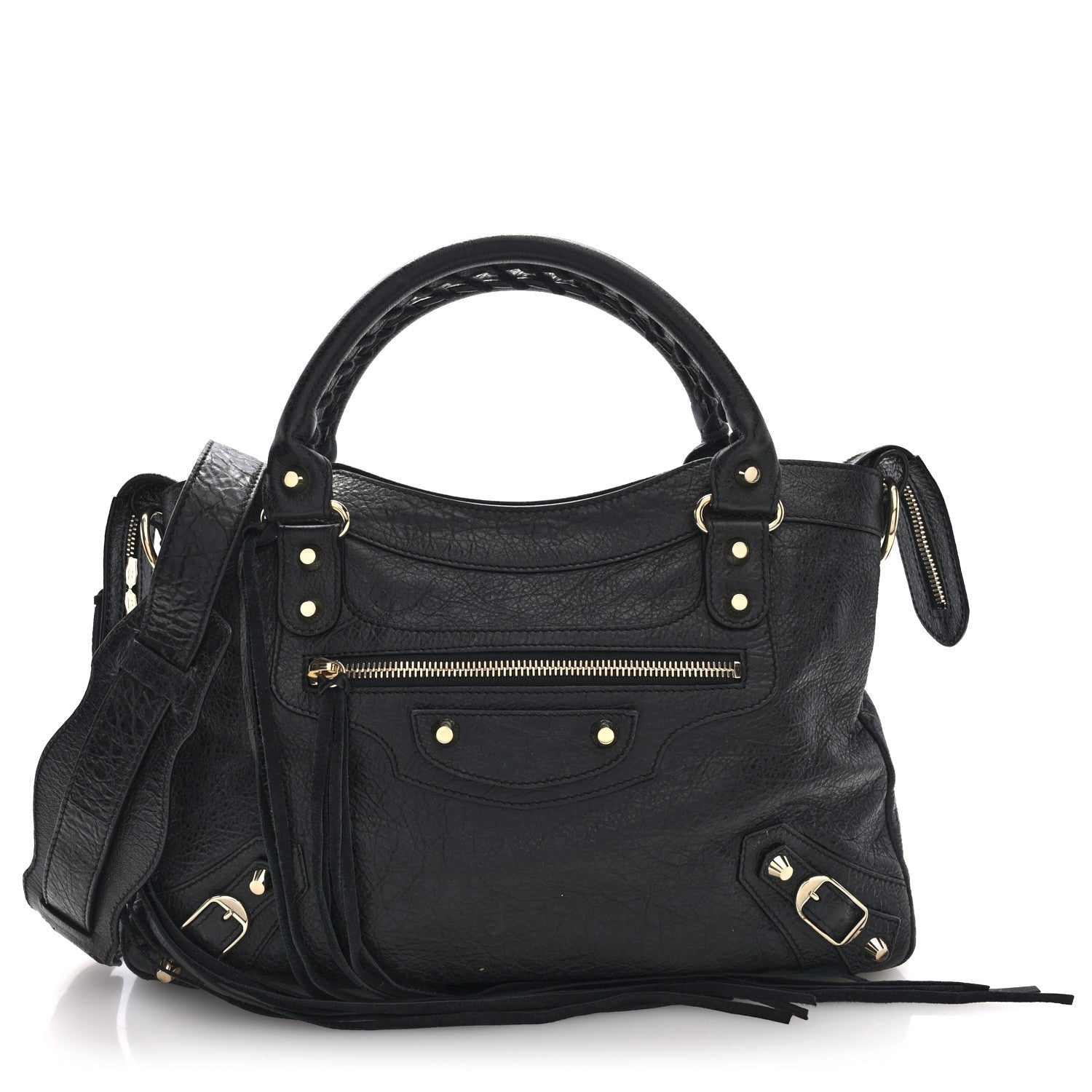 Agneau Classic Gold Hardware Town Black