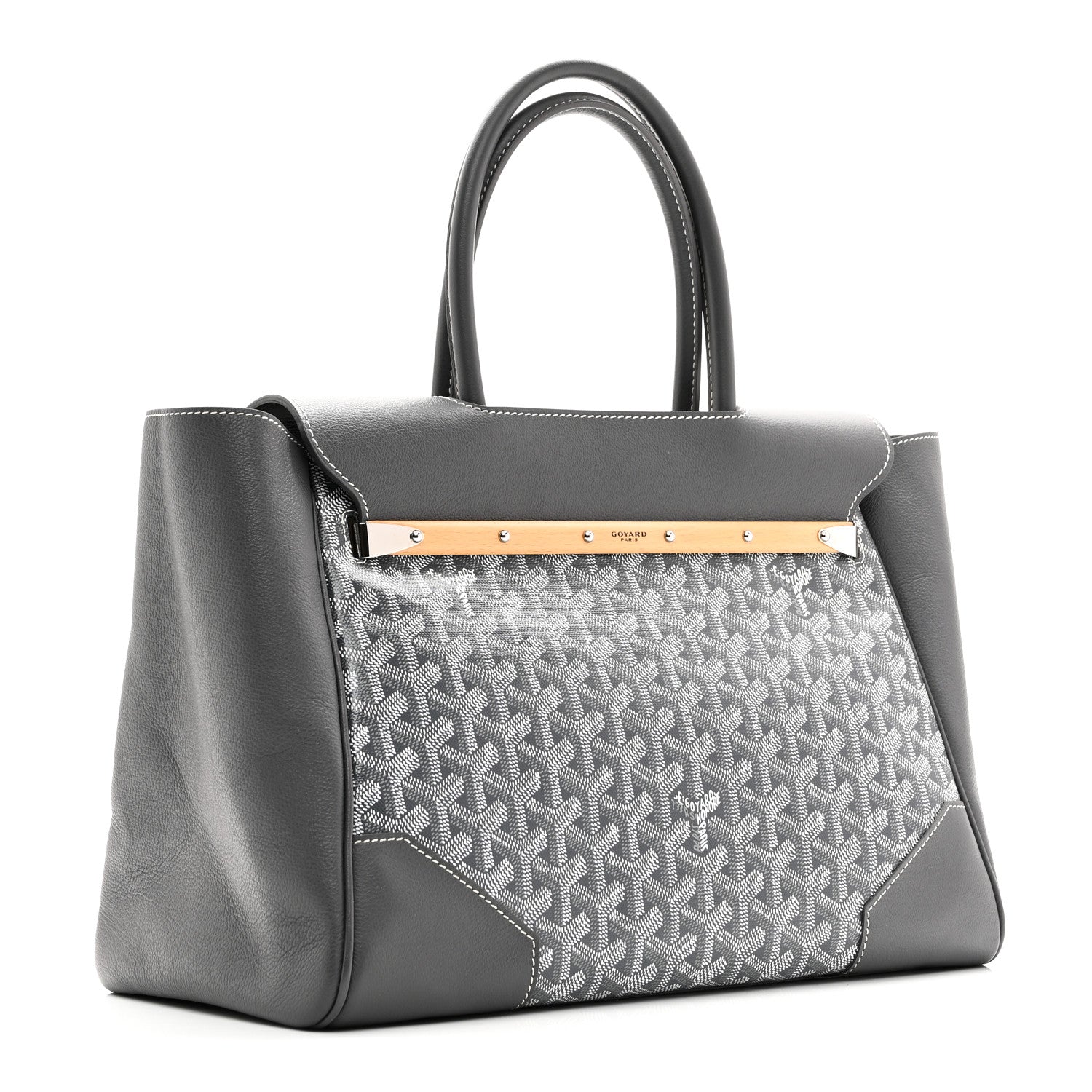 Goyardine Saigon Tote Grey