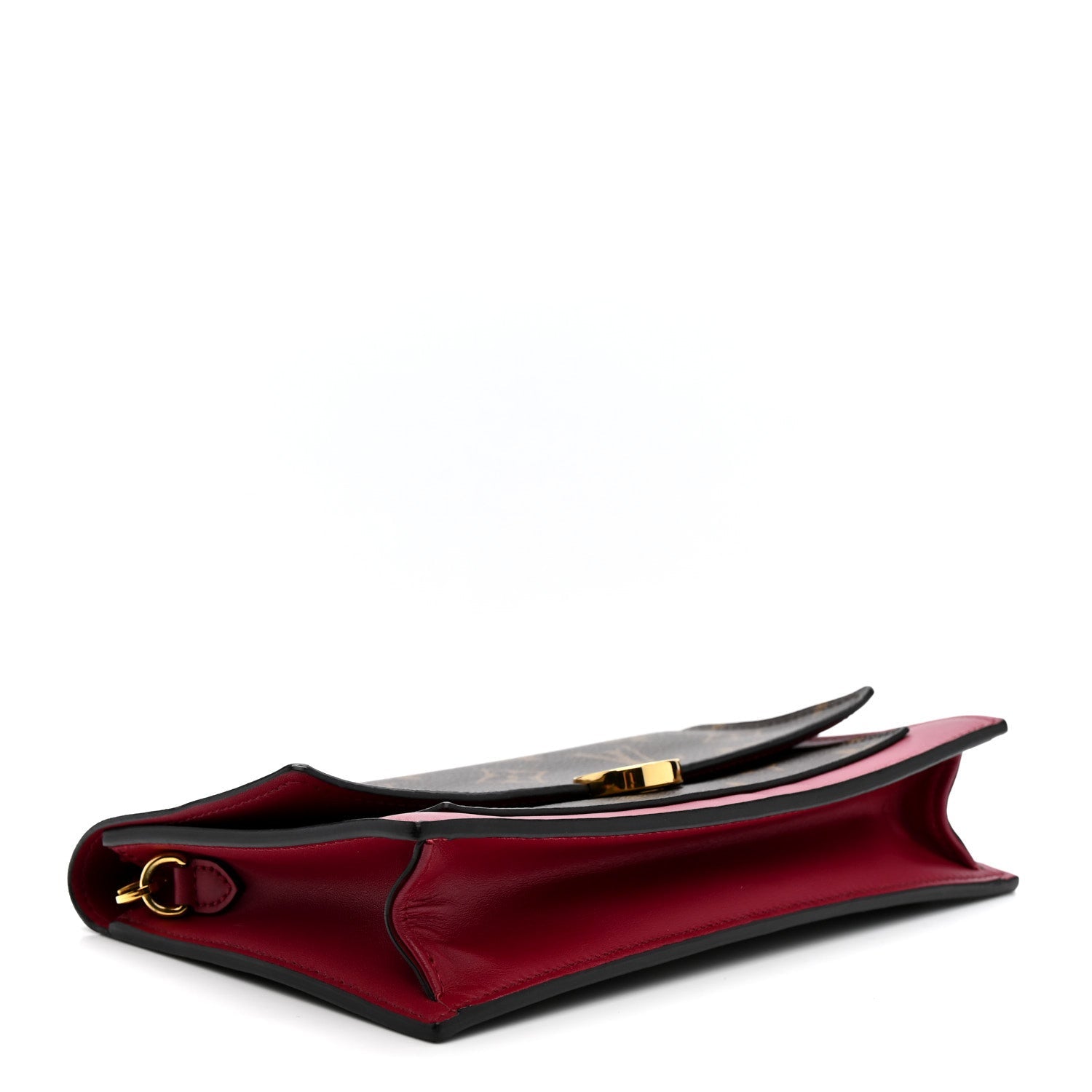 Monogram Flore Chain Wallet Fuchsia